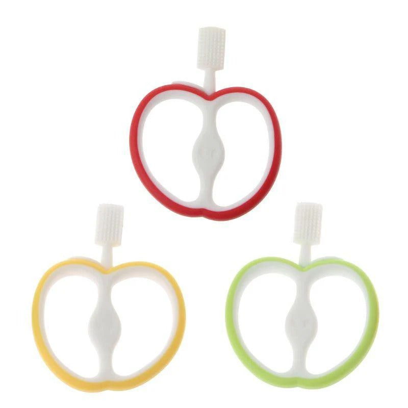 AppleGrip Baby Silicone Toothbrush – Soft Bristle Design – Baby Oral Care