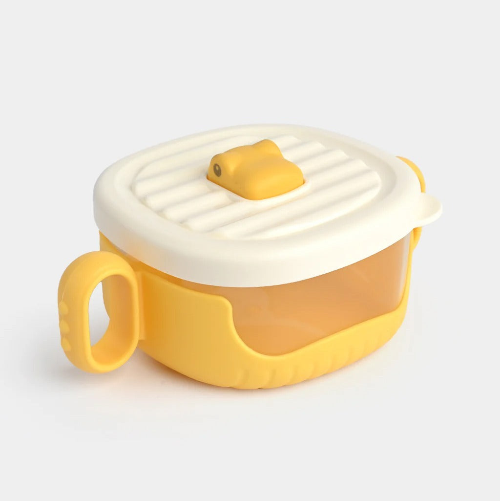 Toddler Feeding Set – Non-Slip Silicone Bowl & Straw Sippy Cup (Food-Grade PP & Silicone)