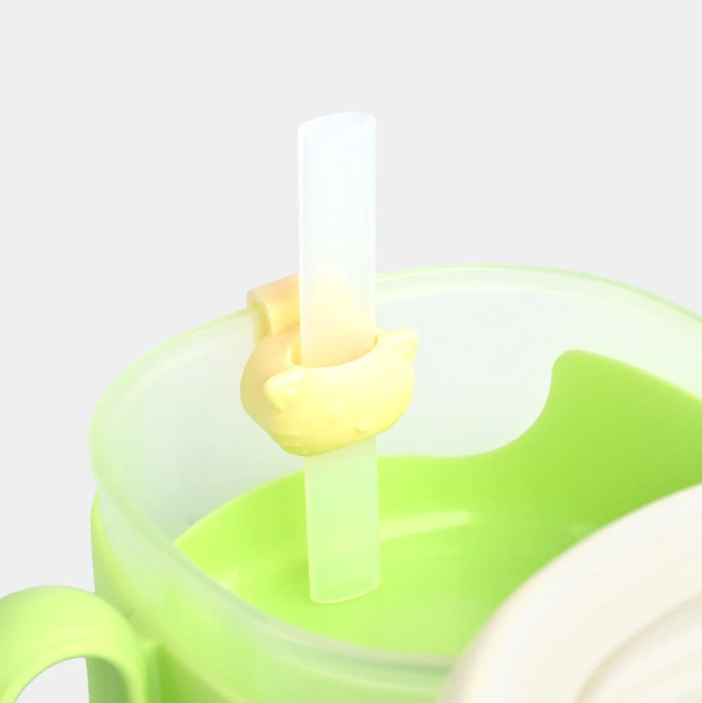 Toddler Feeding Set – Non-Slip Silicone Bowl & Straw Sippy Cup (Food-Grade PP & Silicone)