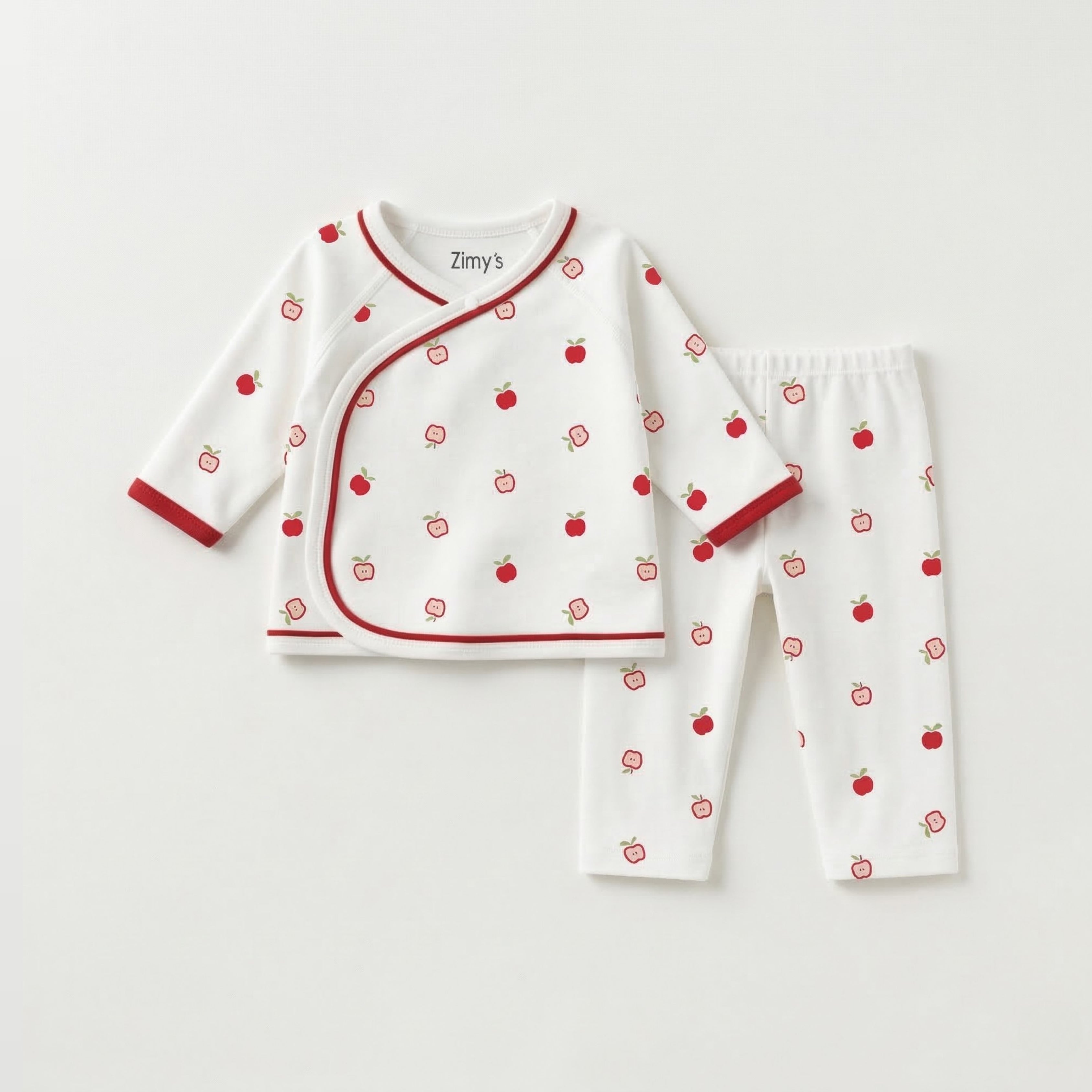 Red Apples - 2-Piece Jhabla Set