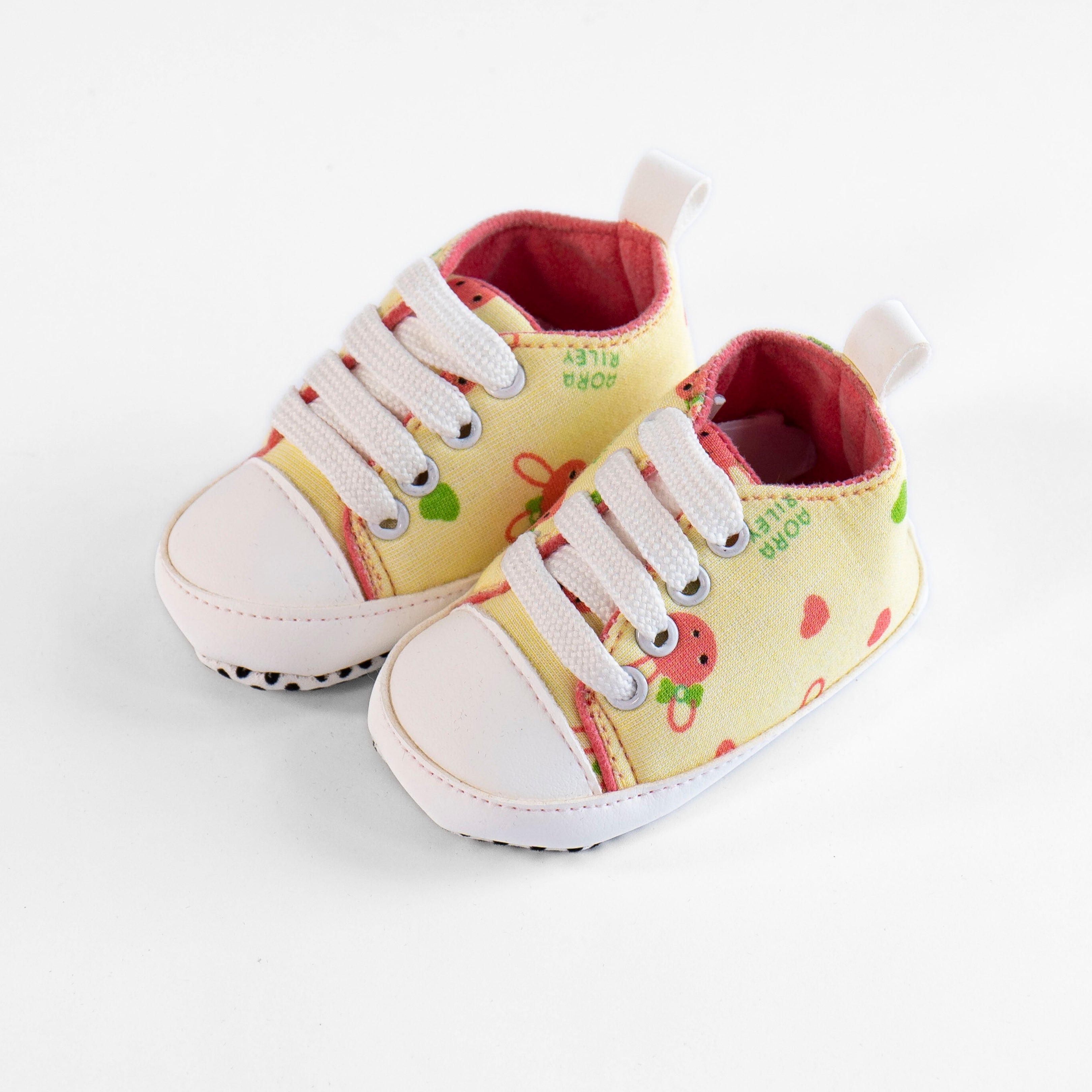 Baby Soft Sole Sneakers – Sweet Strawberry Charm
