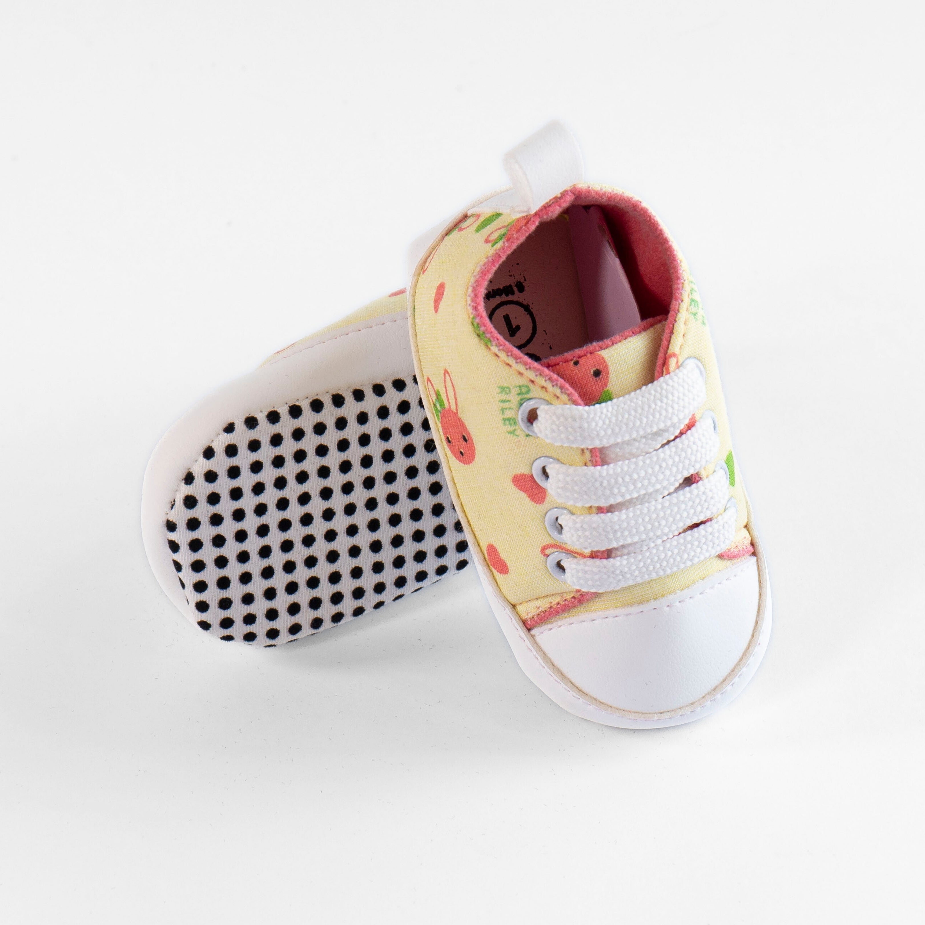 Baby Soft Sole Sneakers – Sweet Strawberry Charm