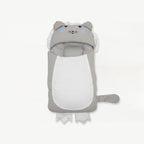 Hooded Carry Nest 2 PC - Baby Sleeping Bag - (Snuggle Lion - Grey)