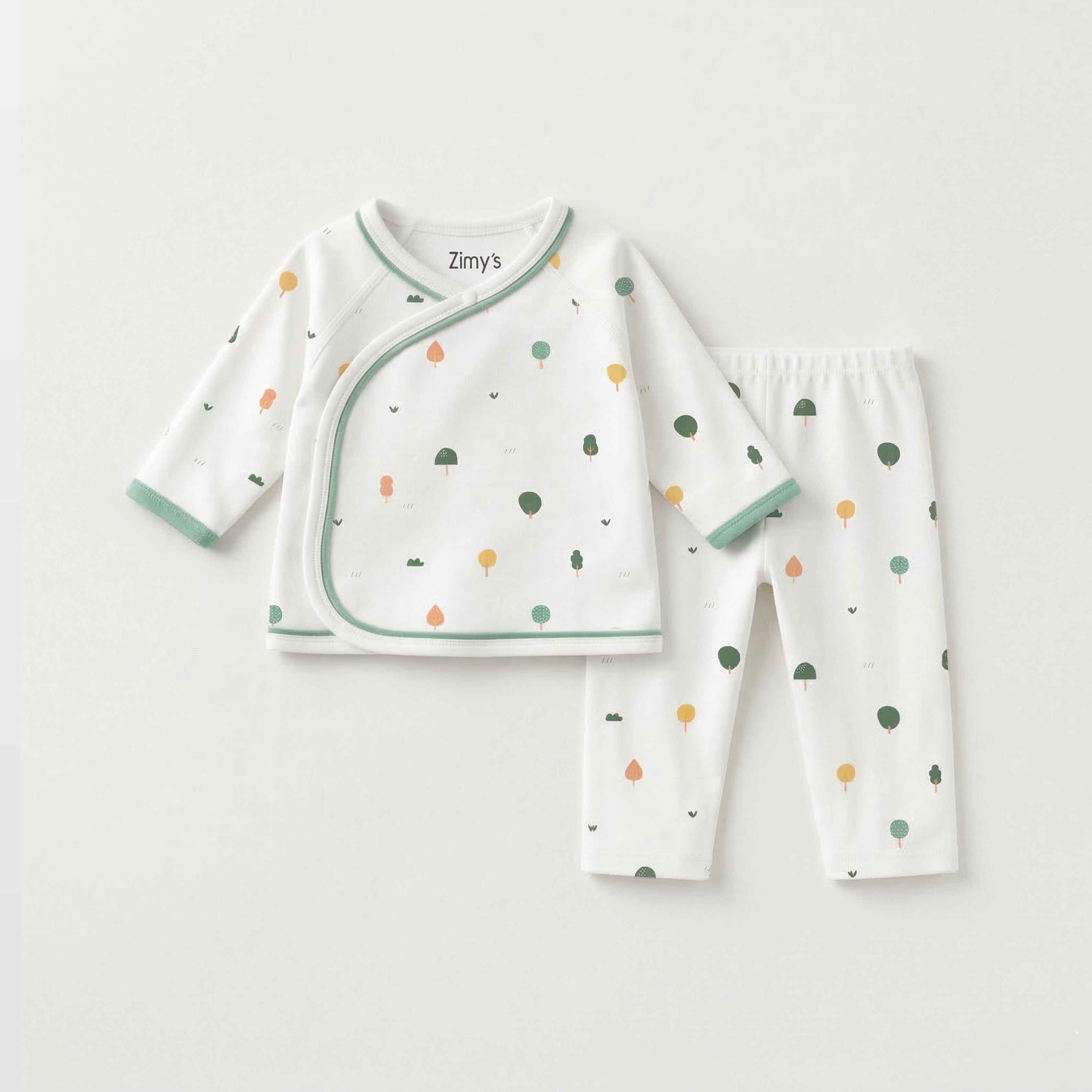 Rain Forest - 2-Piece Jhabla Set