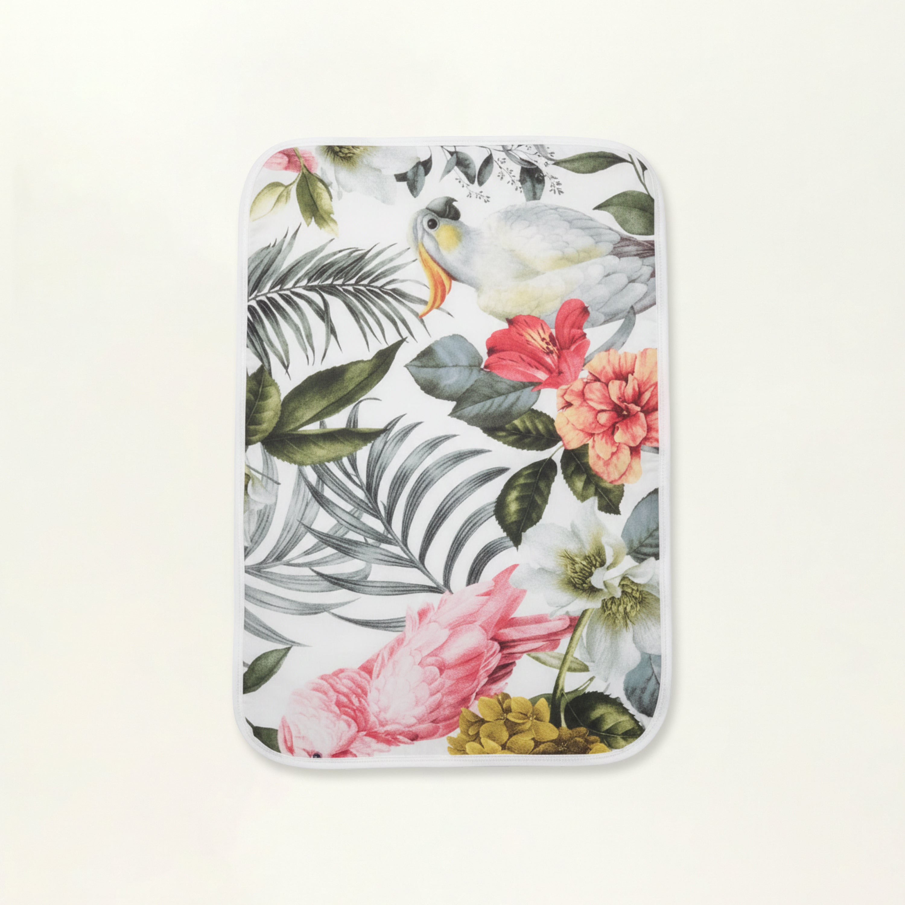 Waterproof Diaper Changing Sheet –  Jungle Blossom (17x23) (Inches)