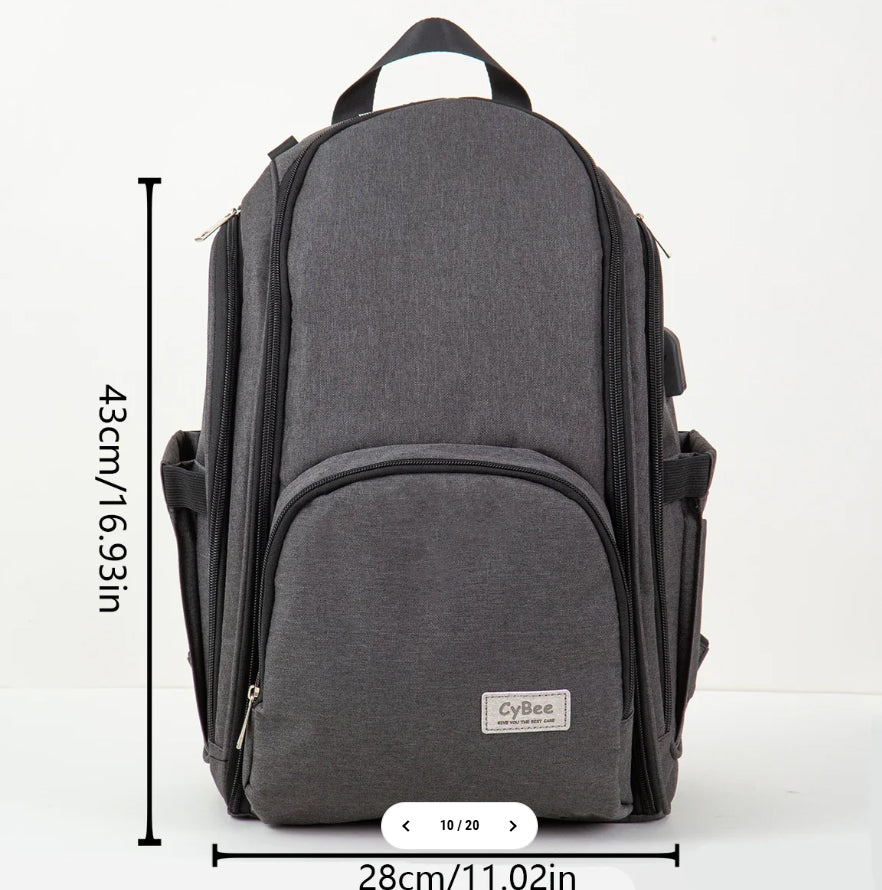 Baby Diaper Bag - Nursery Travel Bag - (Cybee)