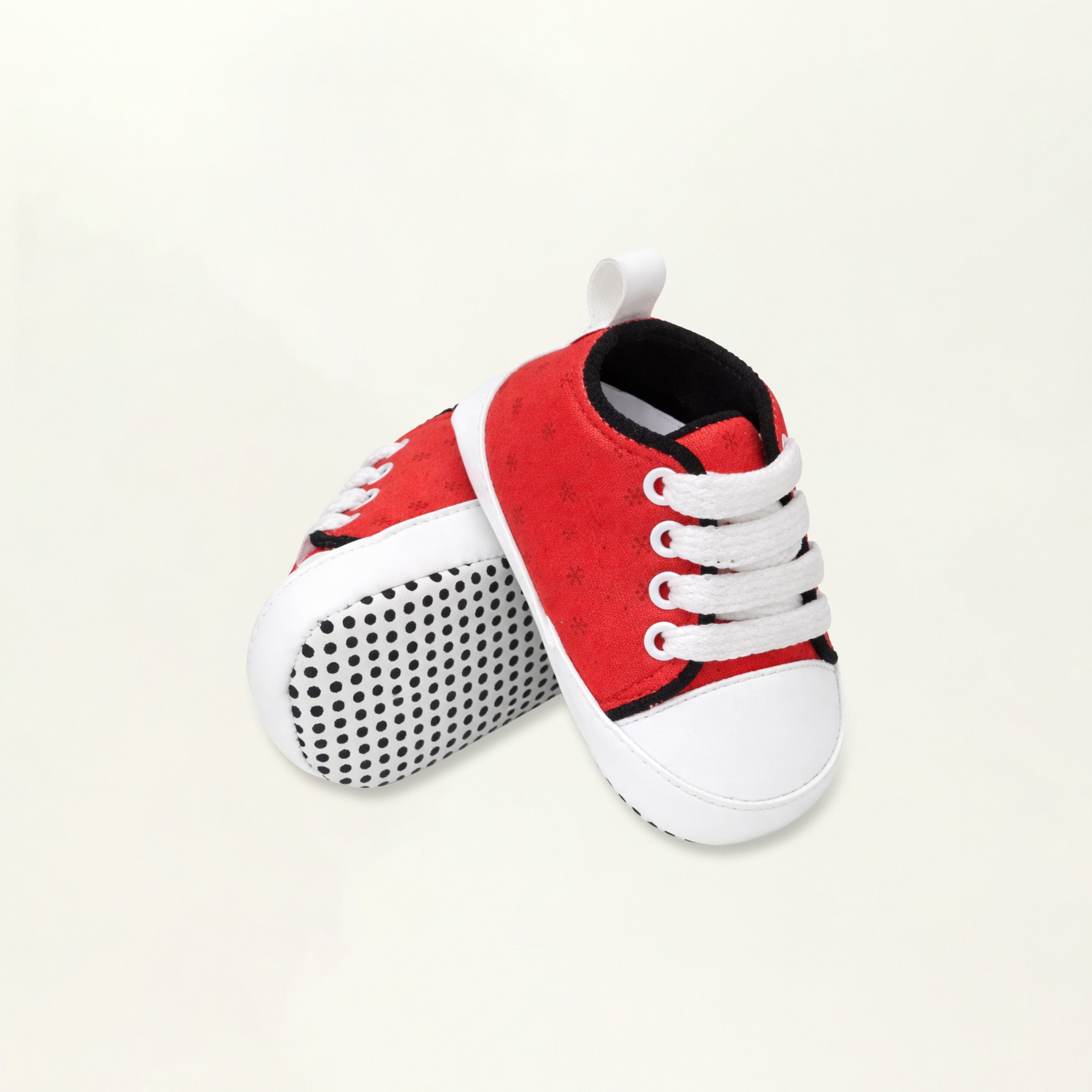 Baby Soft Sole Sneakers – Red Racer
