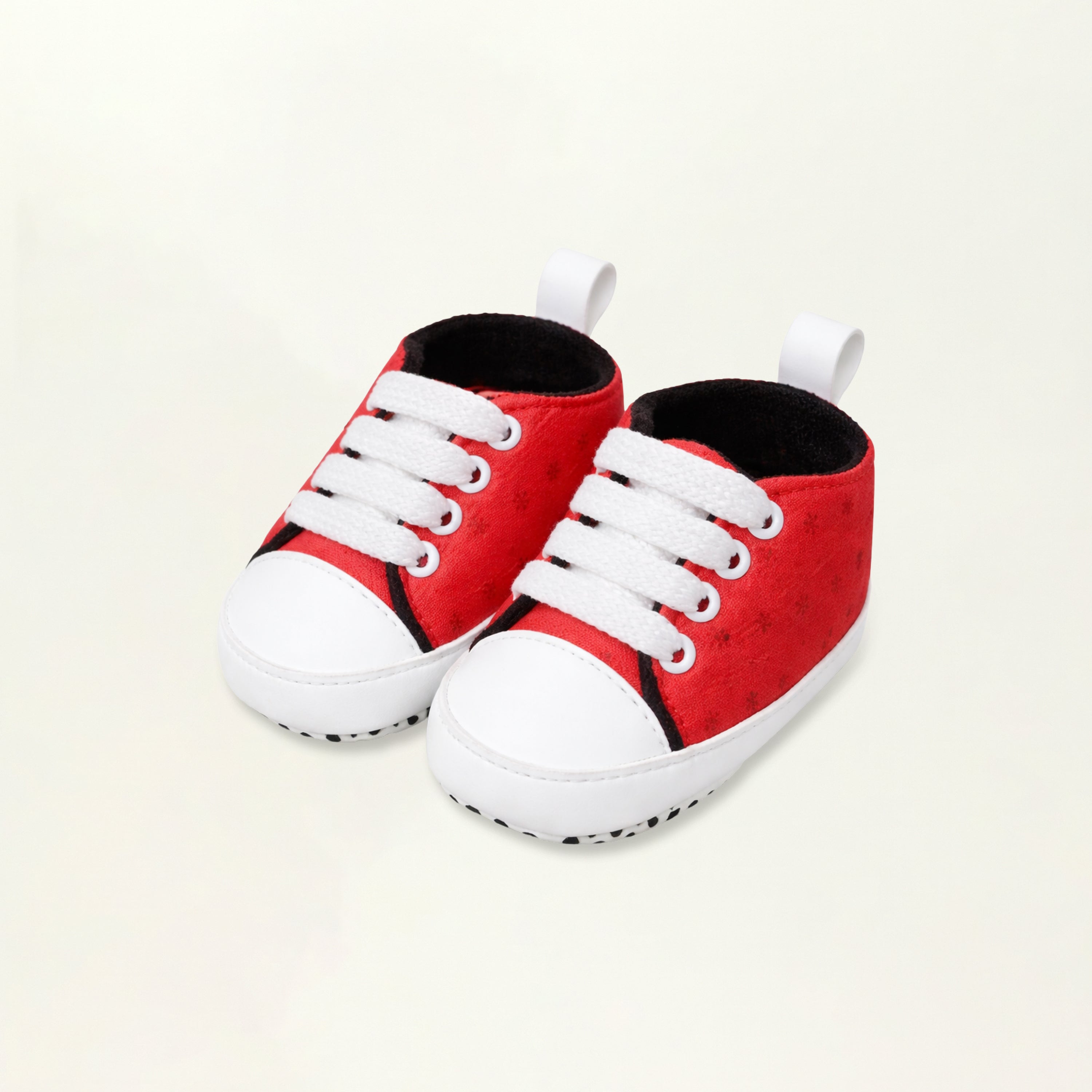 Baby Soft Sole Sneakers – Red Racer