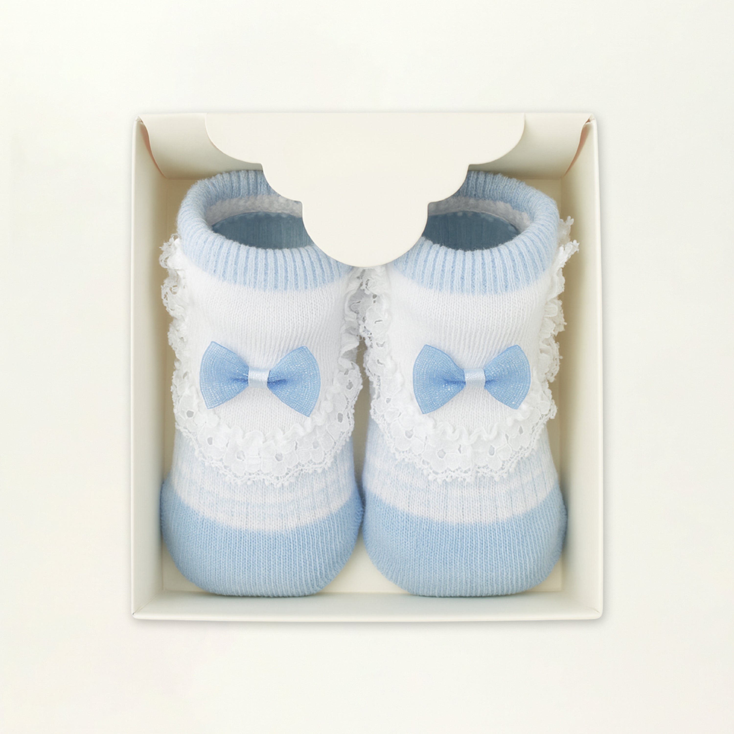 Baby Booties – Infant Soft Socks (Sky Blue)