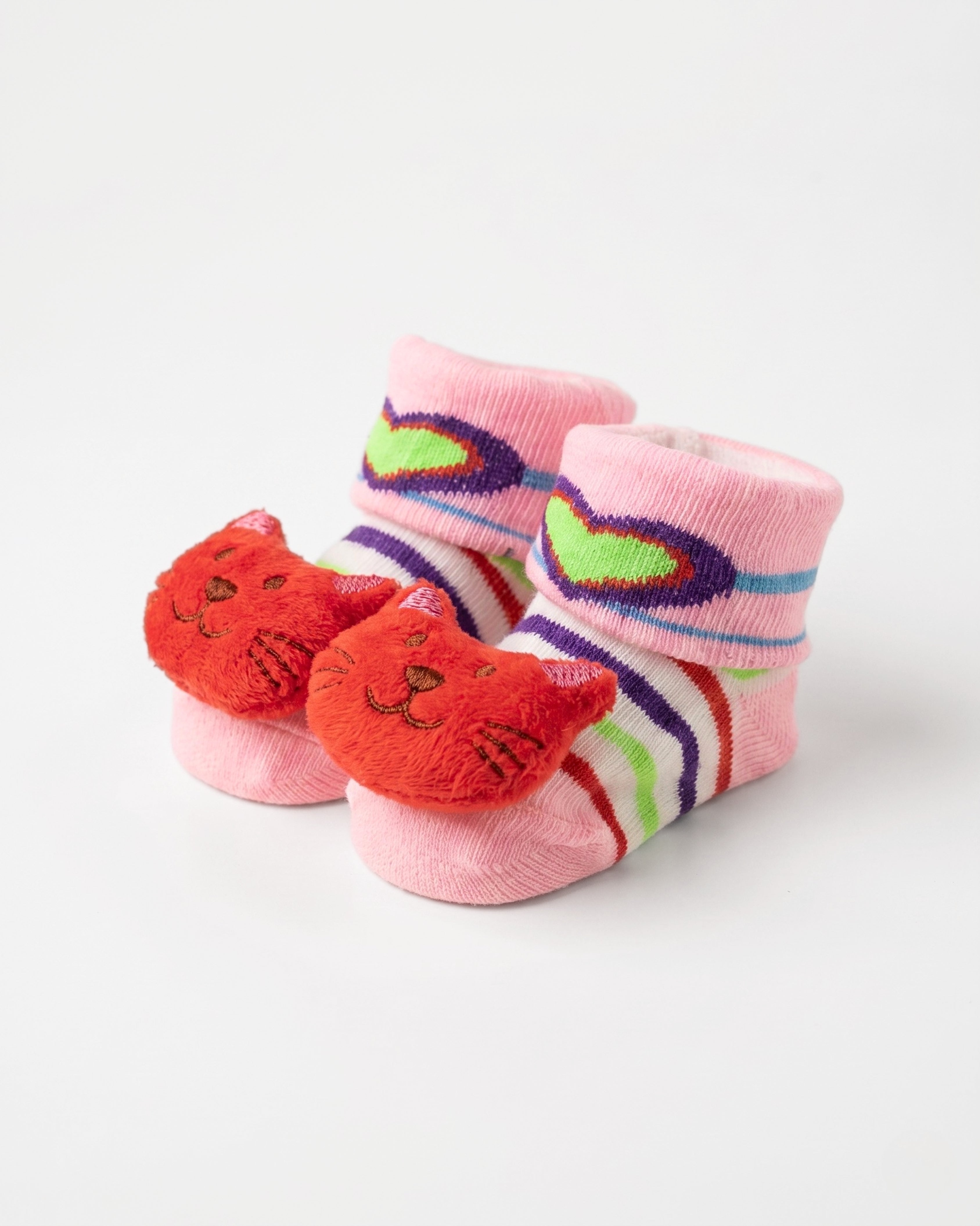 Baby Booties – Infant Soft Socks (Red Ladybug)