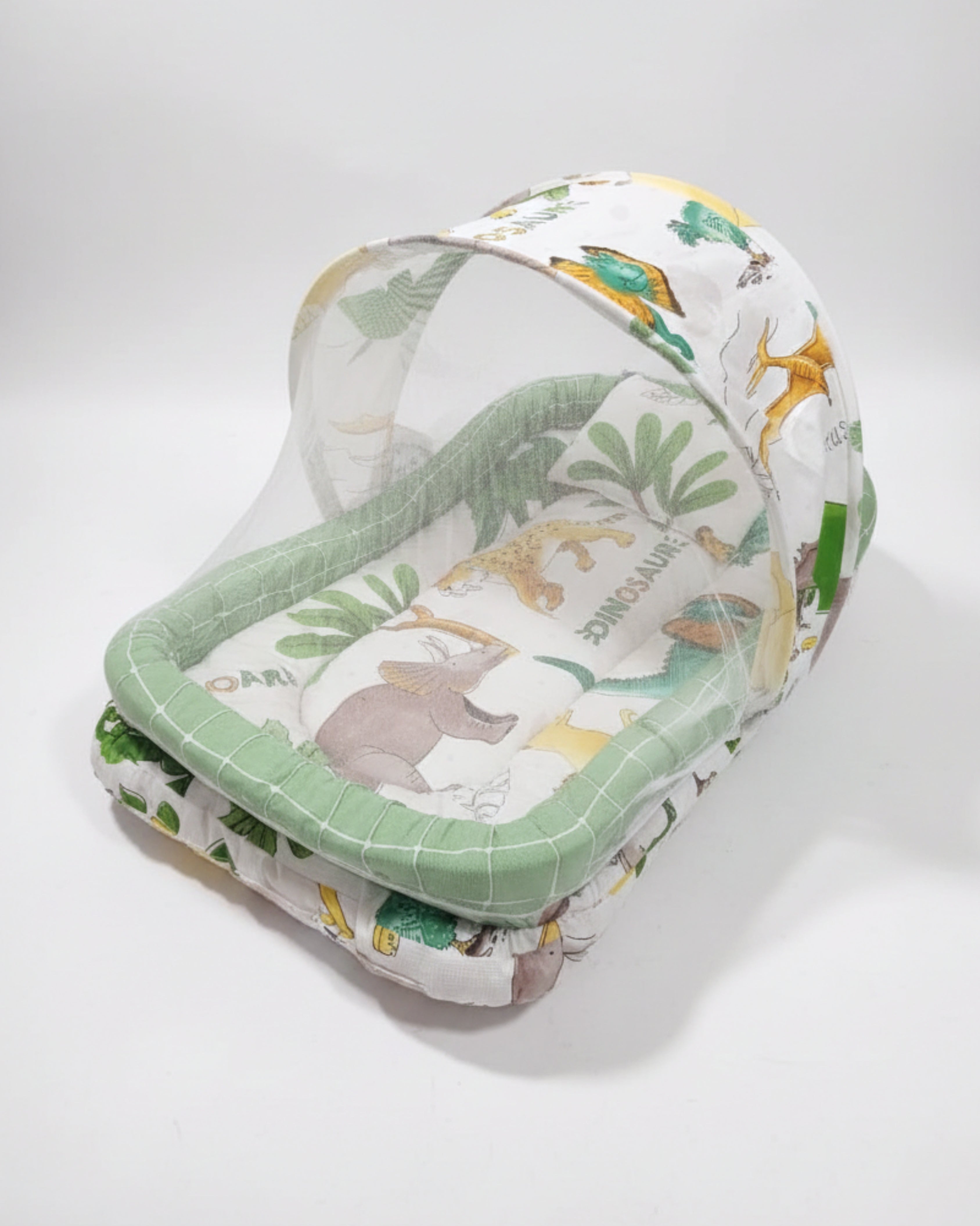 Baby Sleeping Bed 2 Piece - Bed With Net (Jungle Friends)