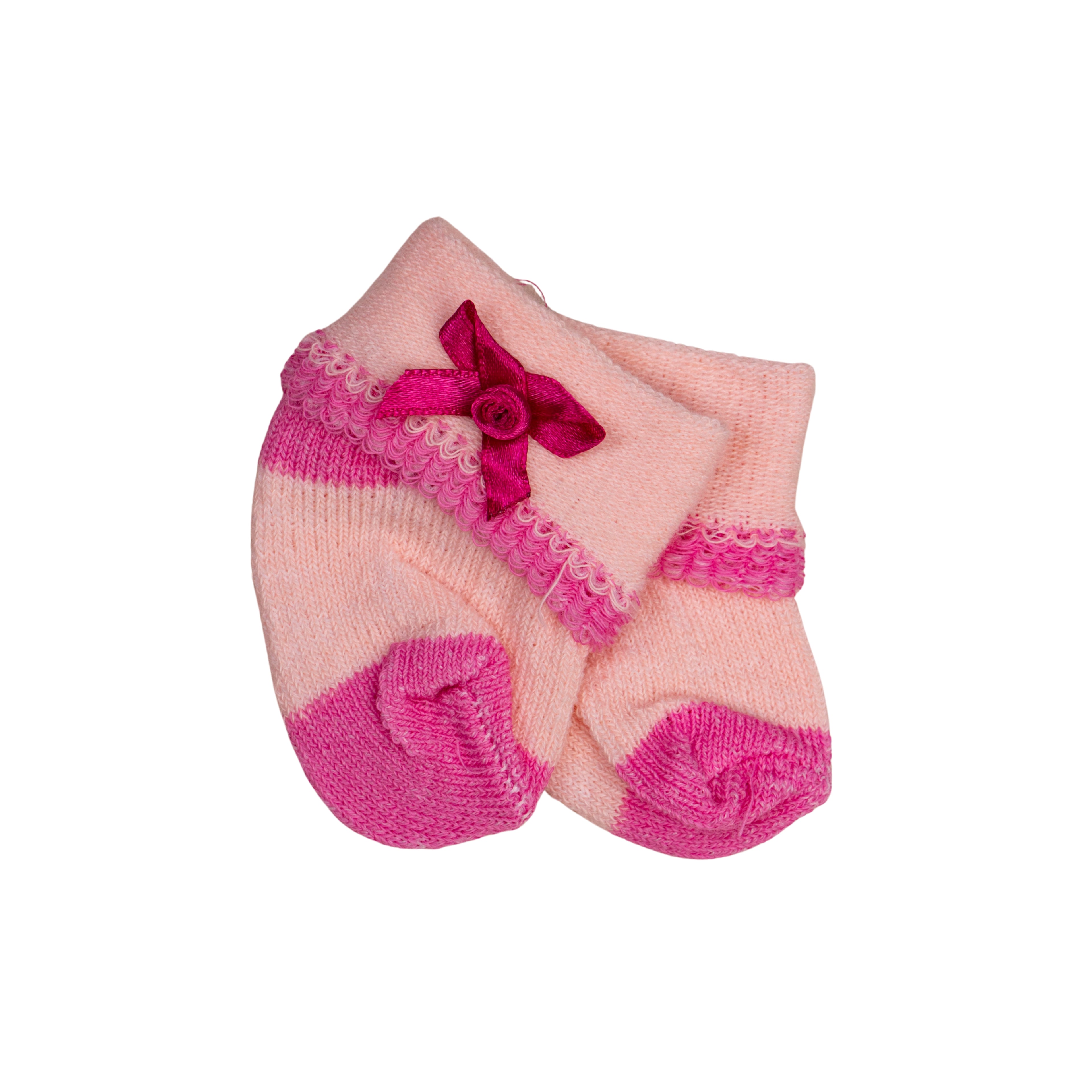 Baby Socks Pack Of Three — 0-3 M