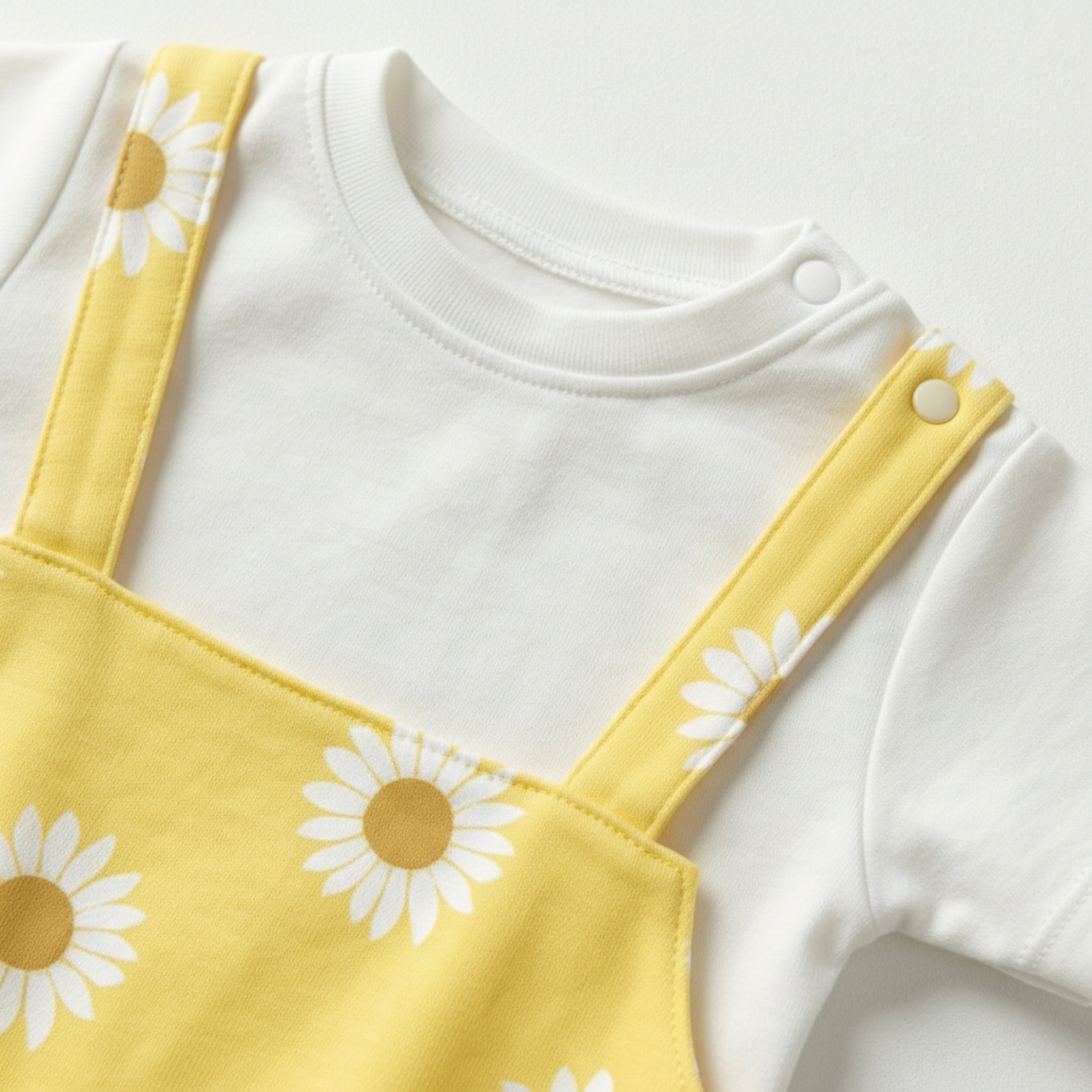 Little Sunflower - Dungaree Romper