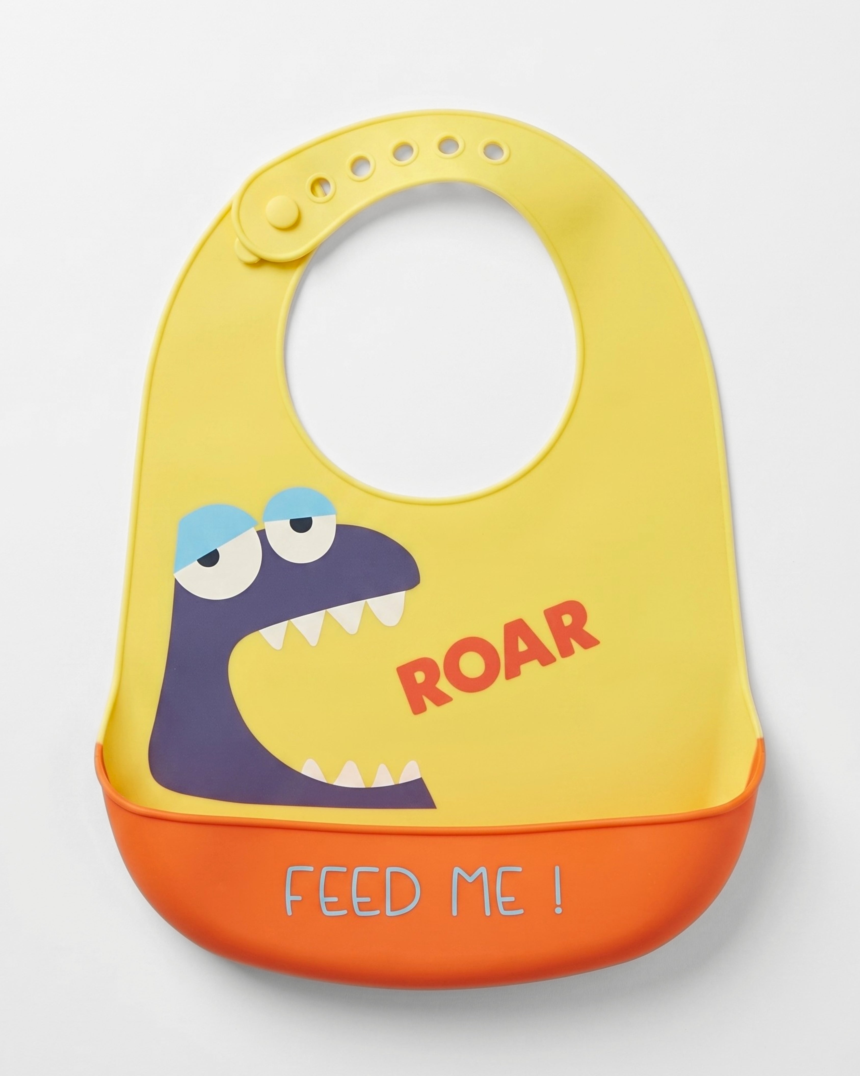 Adjustable Food-Grade Silicone Bib - BPA-free - Feed me