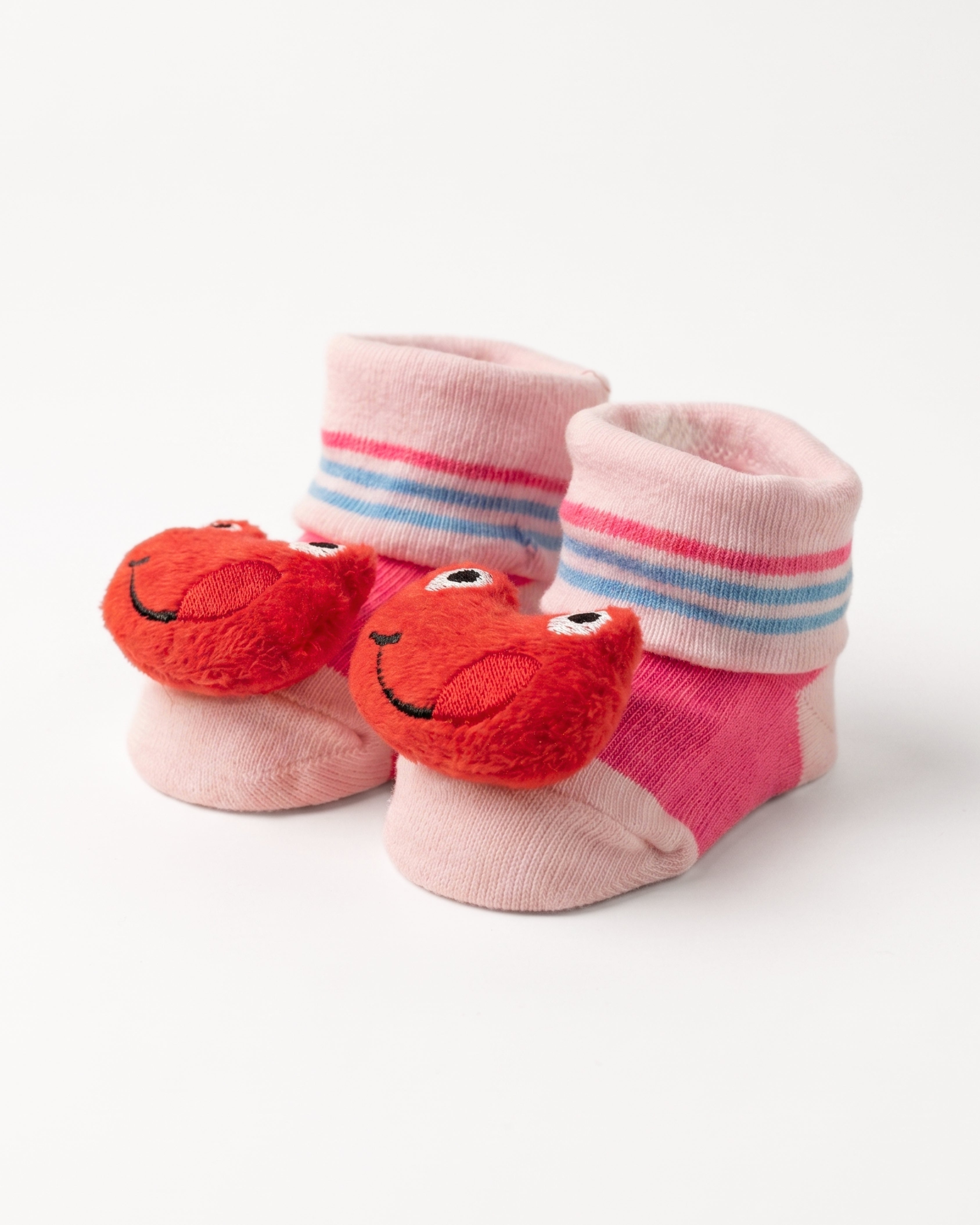 Baby Booties – Infant Soft Socks (Red Frog)
