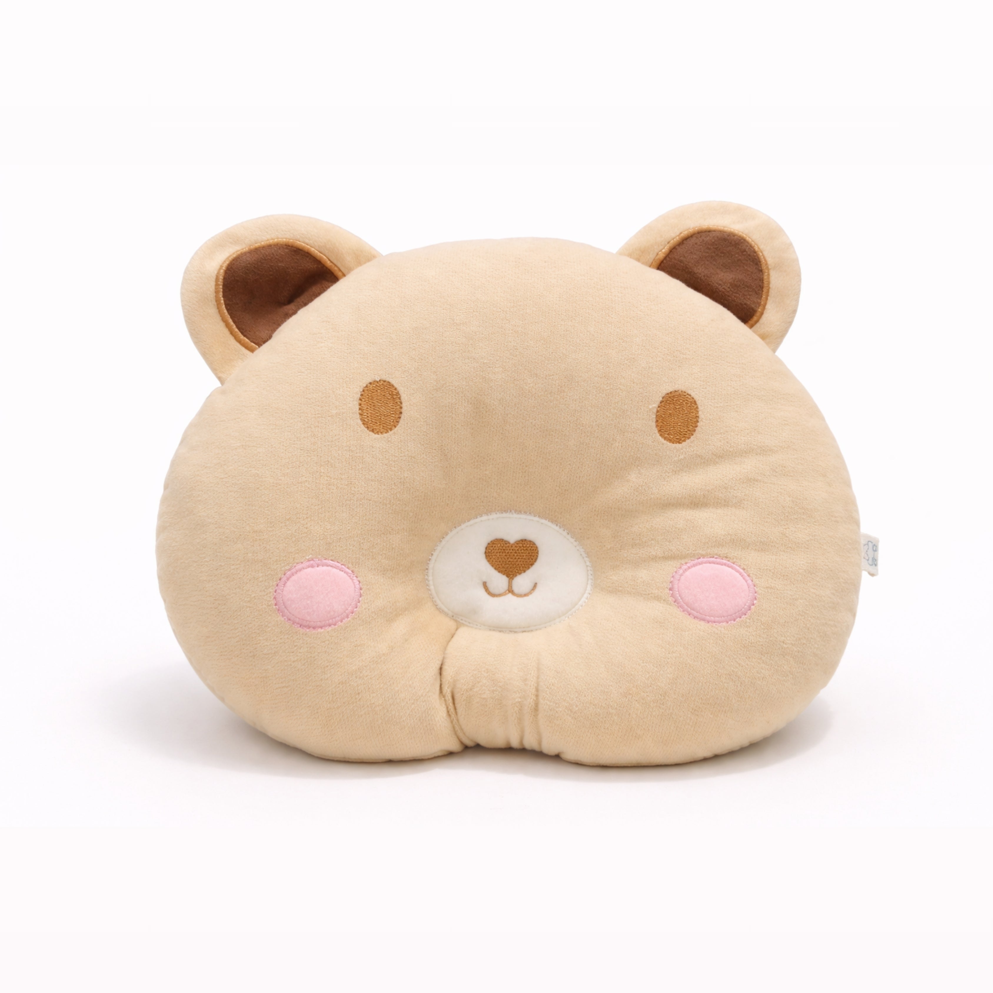 Adorable Bear soft plush - Baby Head Shaping Pillow (beige)