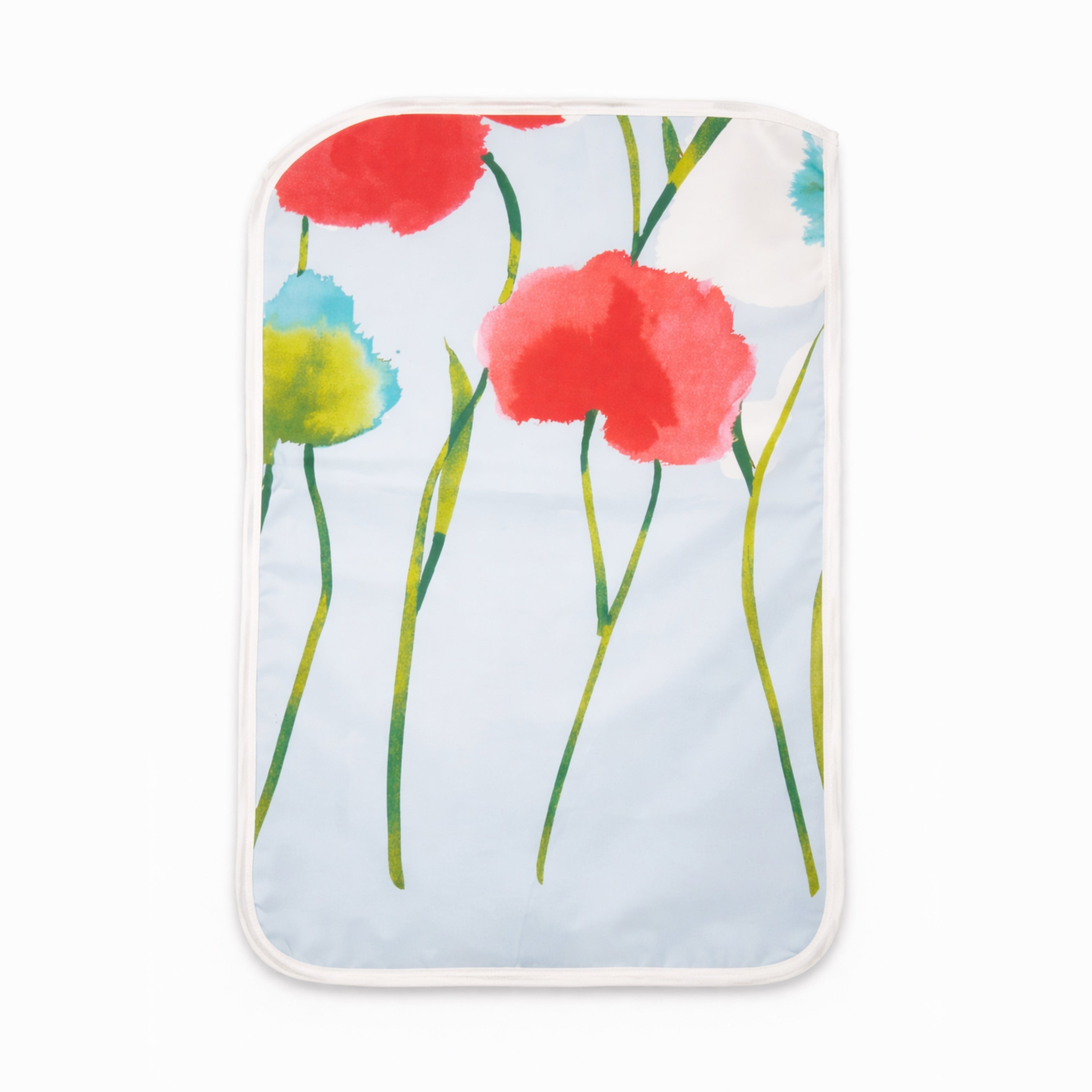 Waterproof Diaper Changing Sheet –  Watercolor Garden (17x23 Inches)