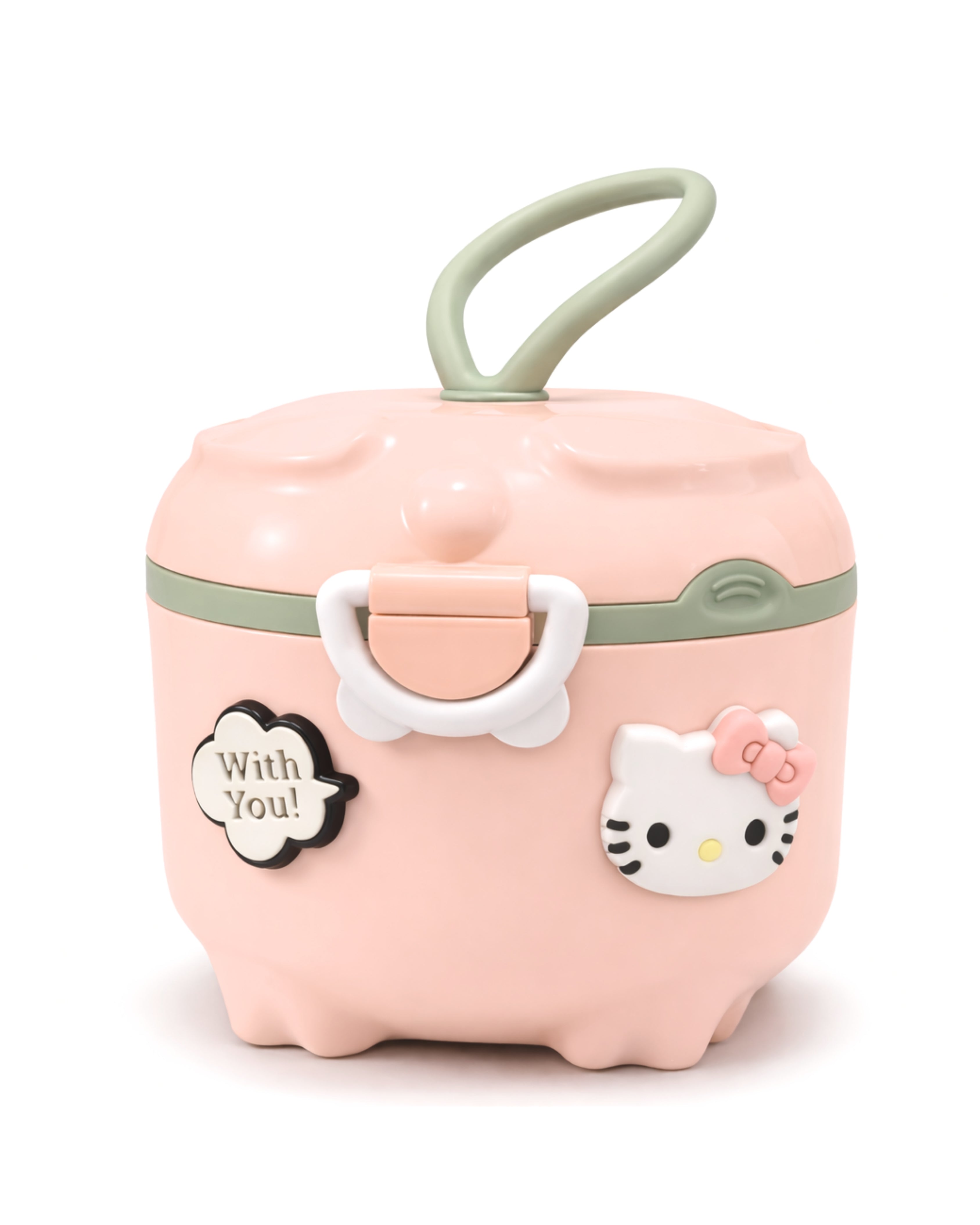 Baby Formula Dispenser | Portable Airtight Milk Powder Container & Scoop