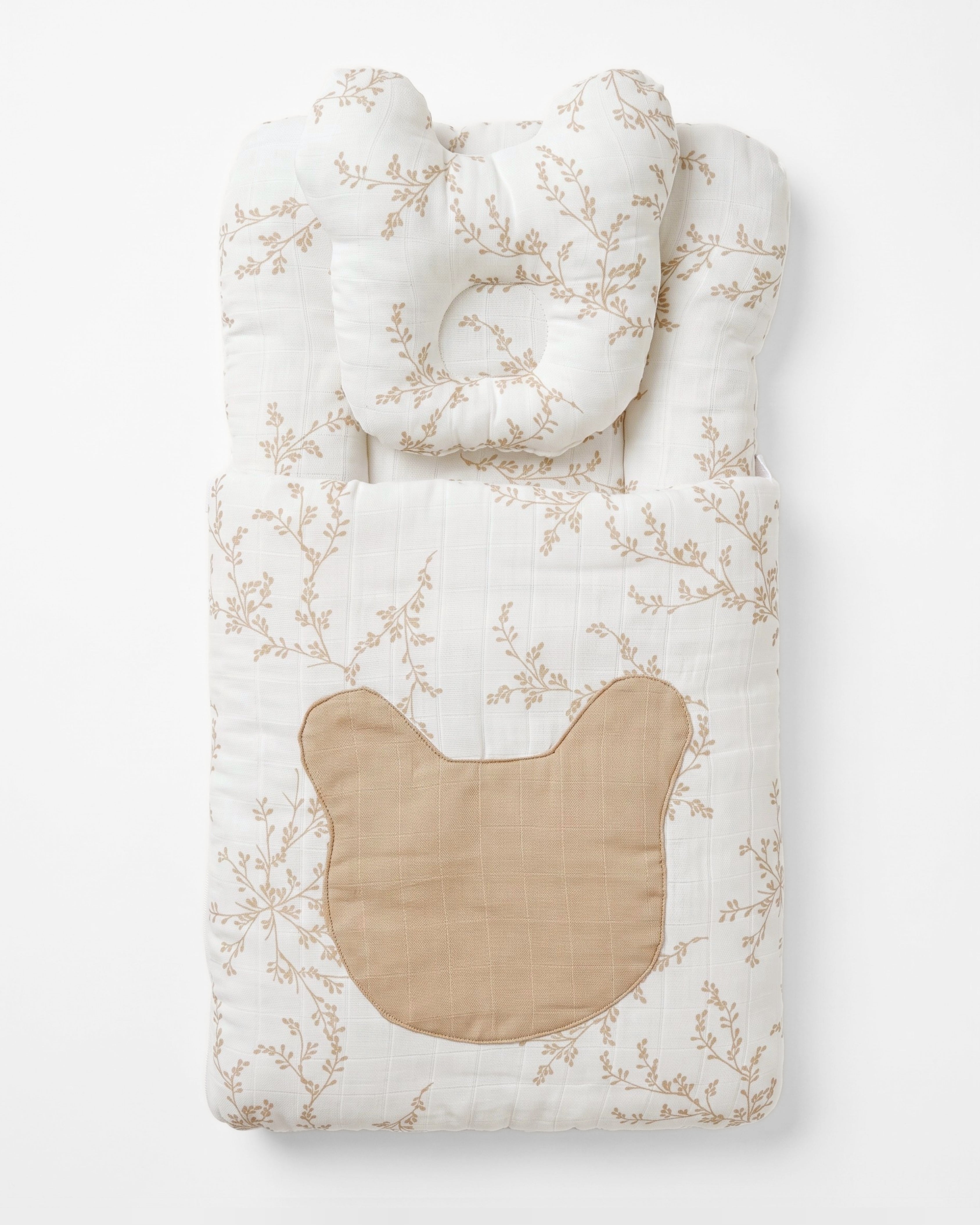 Carry Nest 2 PC - Baby Sleeping Bag - Golden Leaves Bear