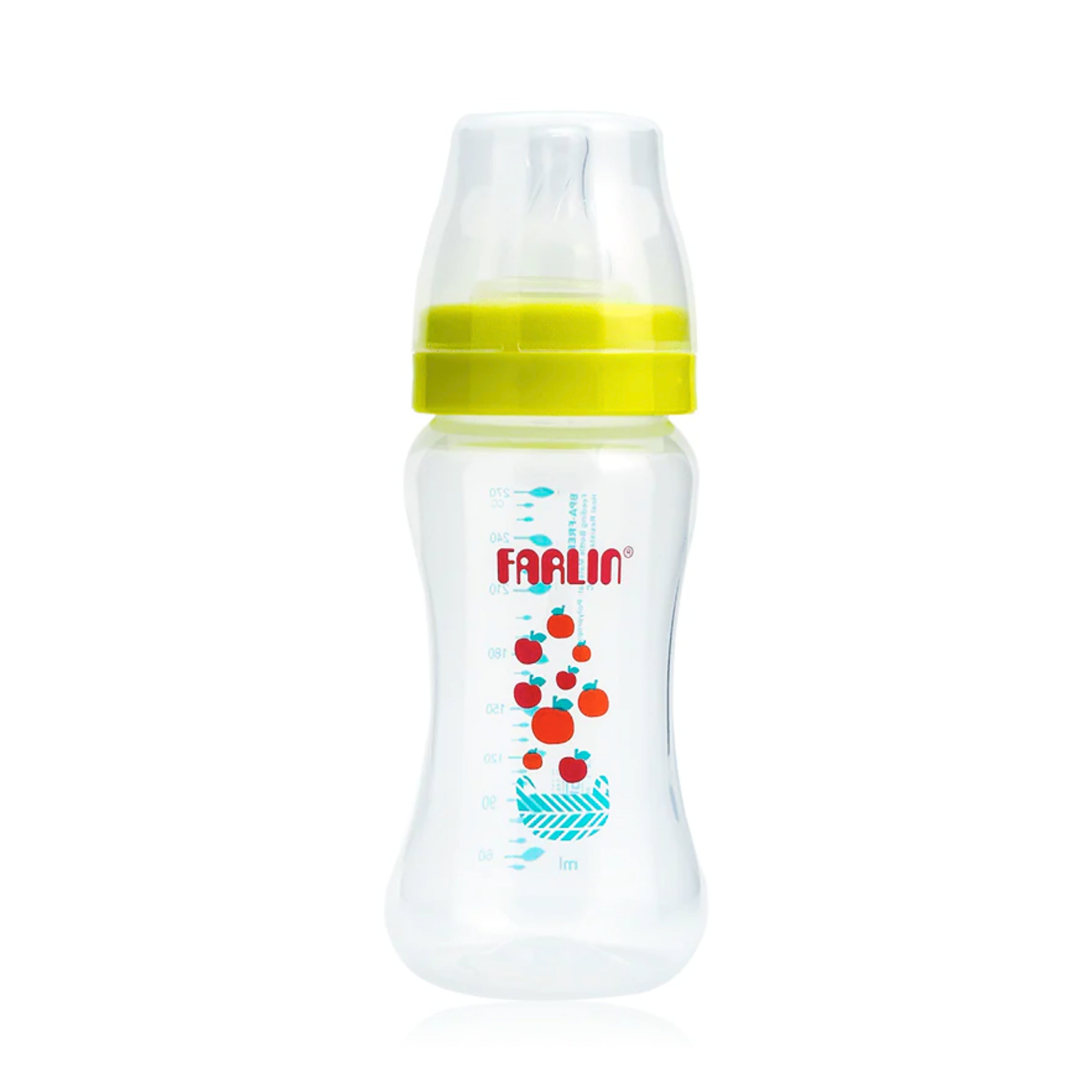 Farlin 270ml Wide Neck Baby Feeding Bottle with Anti-Colic System (6M+)