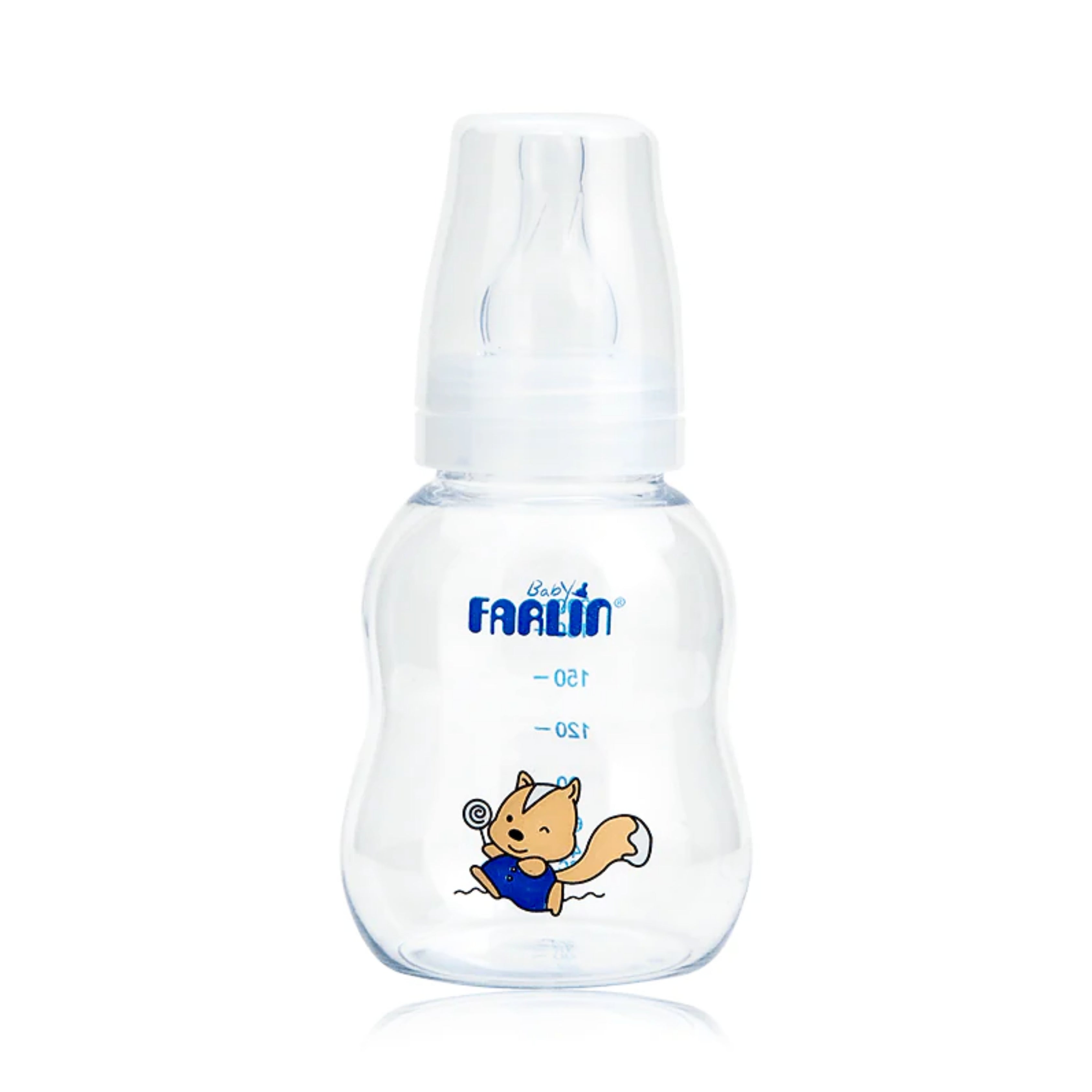Farlin 200ml Standard Neck Baby Feeding Bottle (0M+) with Anti-Colic Nipple