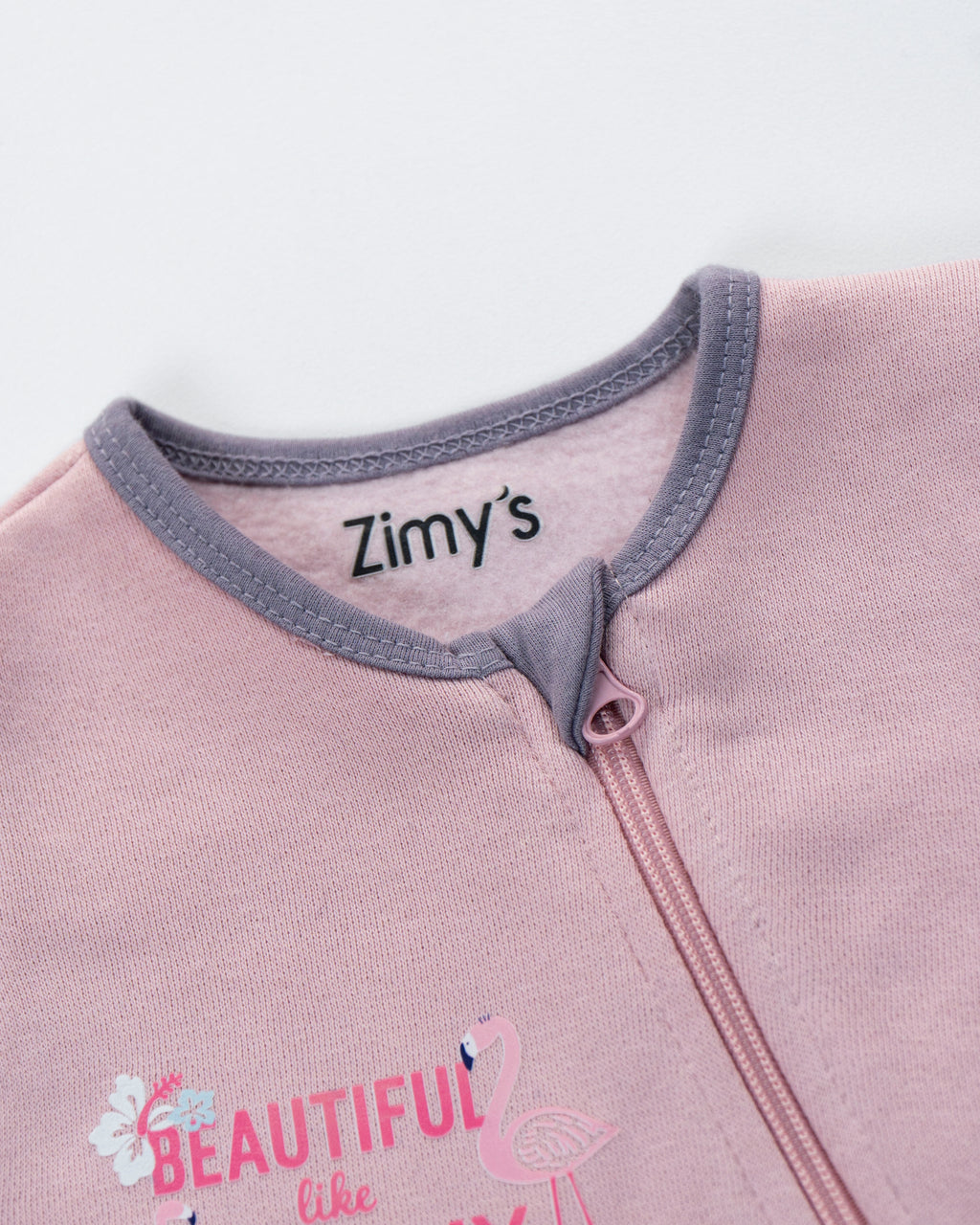 Beautiful Mommy - Fleece Zipper Romper