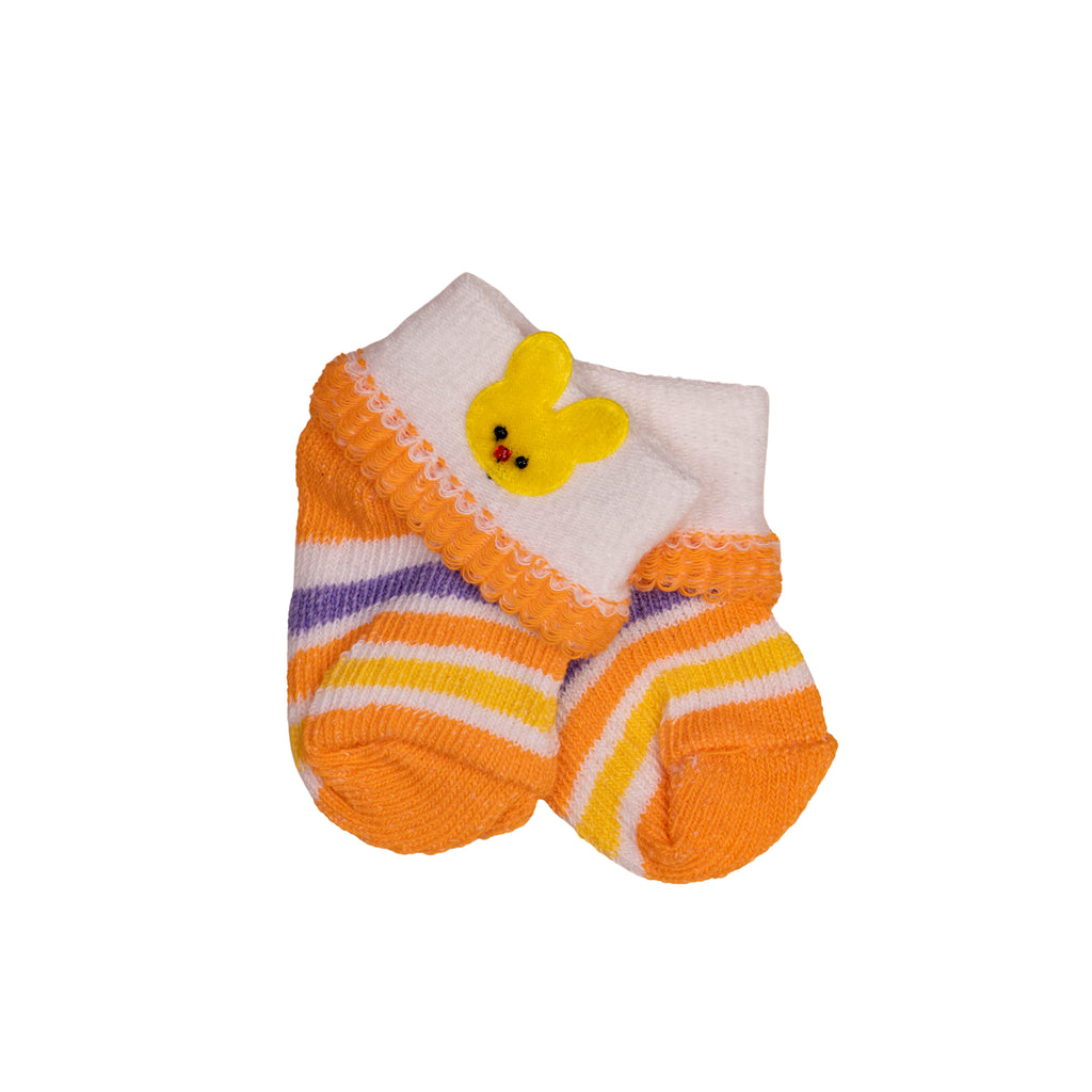 Baby Socks Pack Of Three — 0-3 M