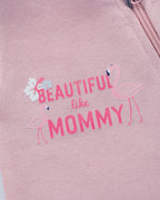 Beautiful Mommy - Fleece Zipper Romper