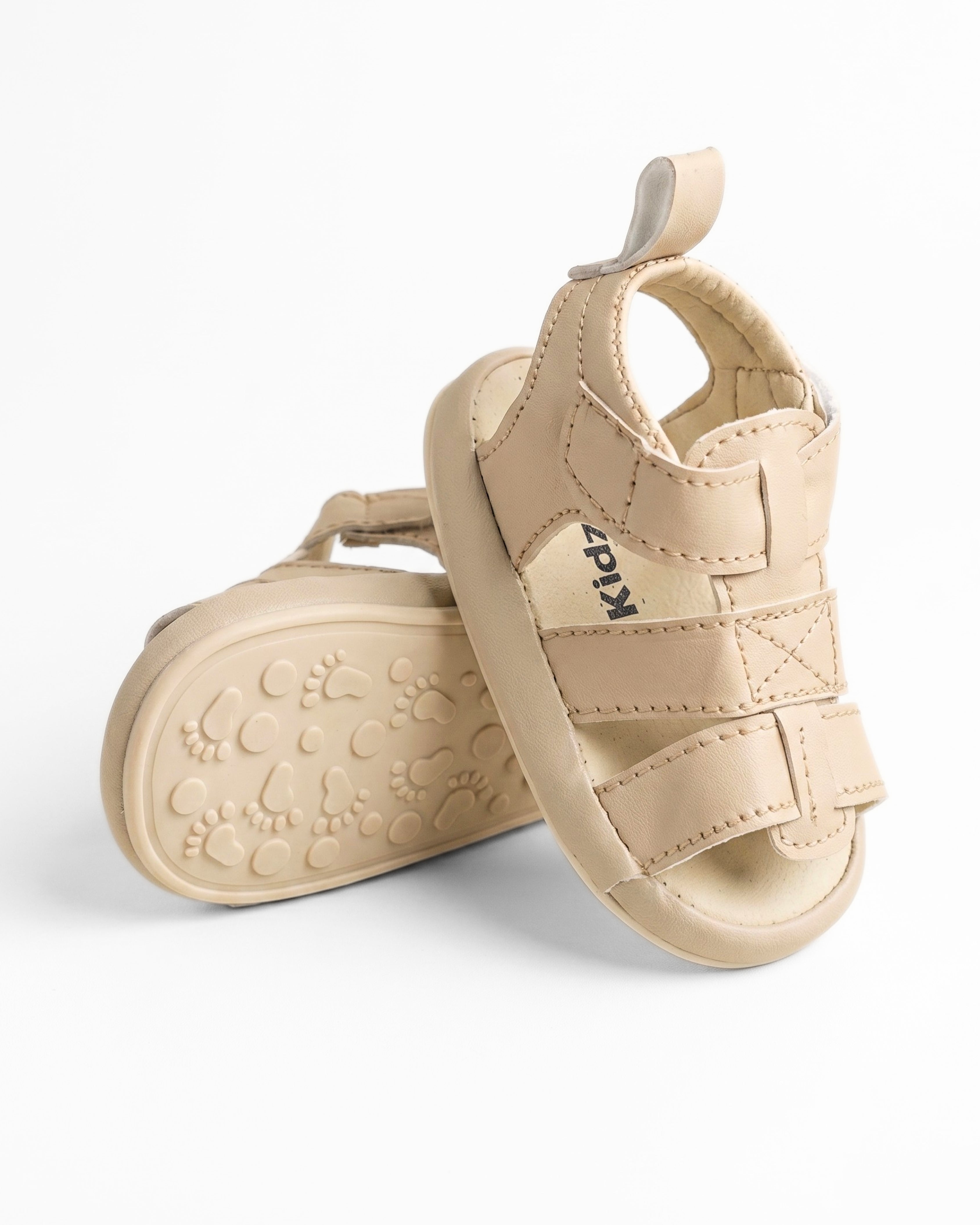 Soft Sole Baby Sandals - Cream Cloud