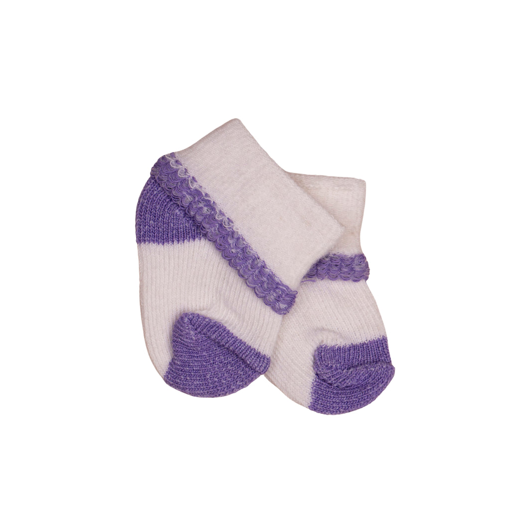 Baby Socks Pack Of Three — 0-3 M
