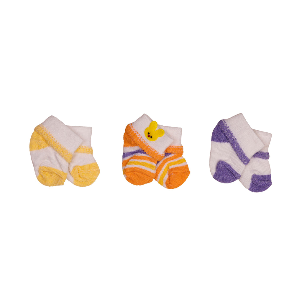Baby Socks Pack Of Three — 0-3 M
