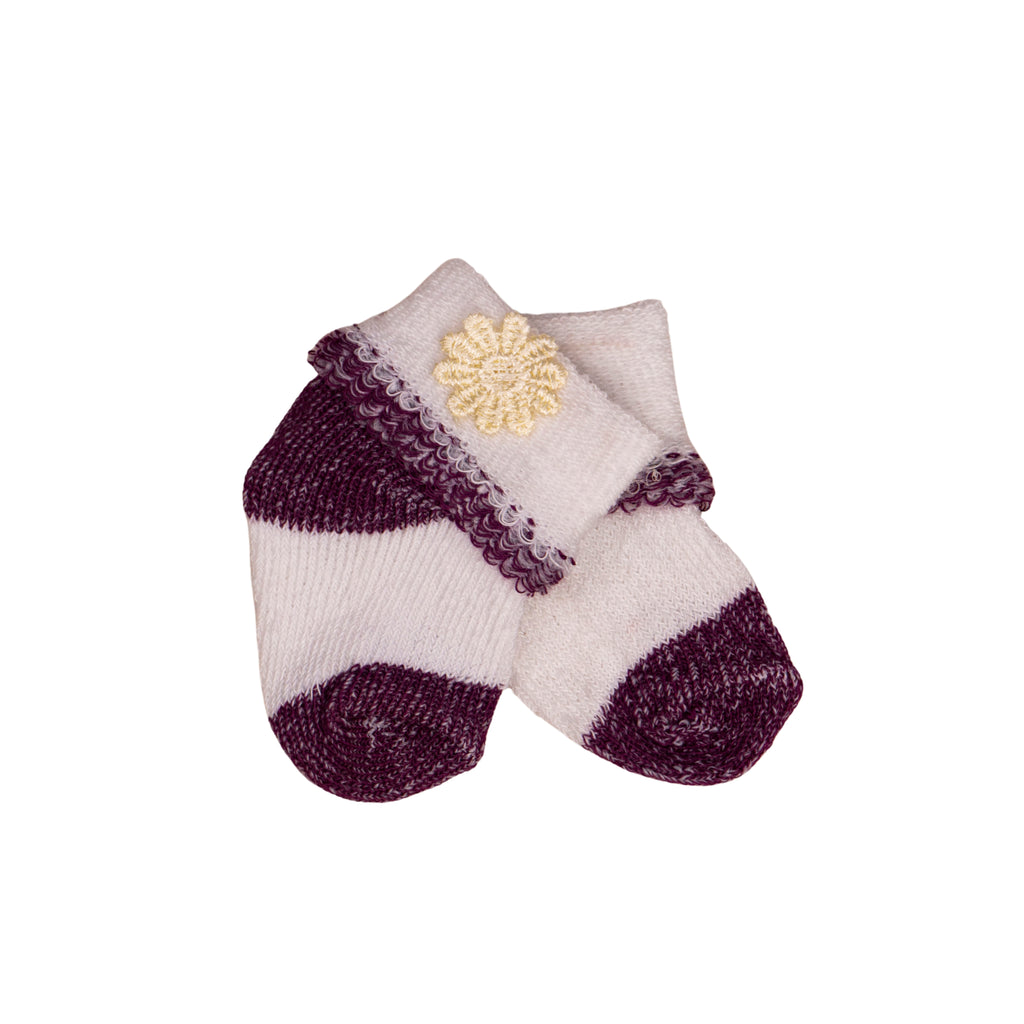 Baby Socks Pack Of Three — 0-3 M