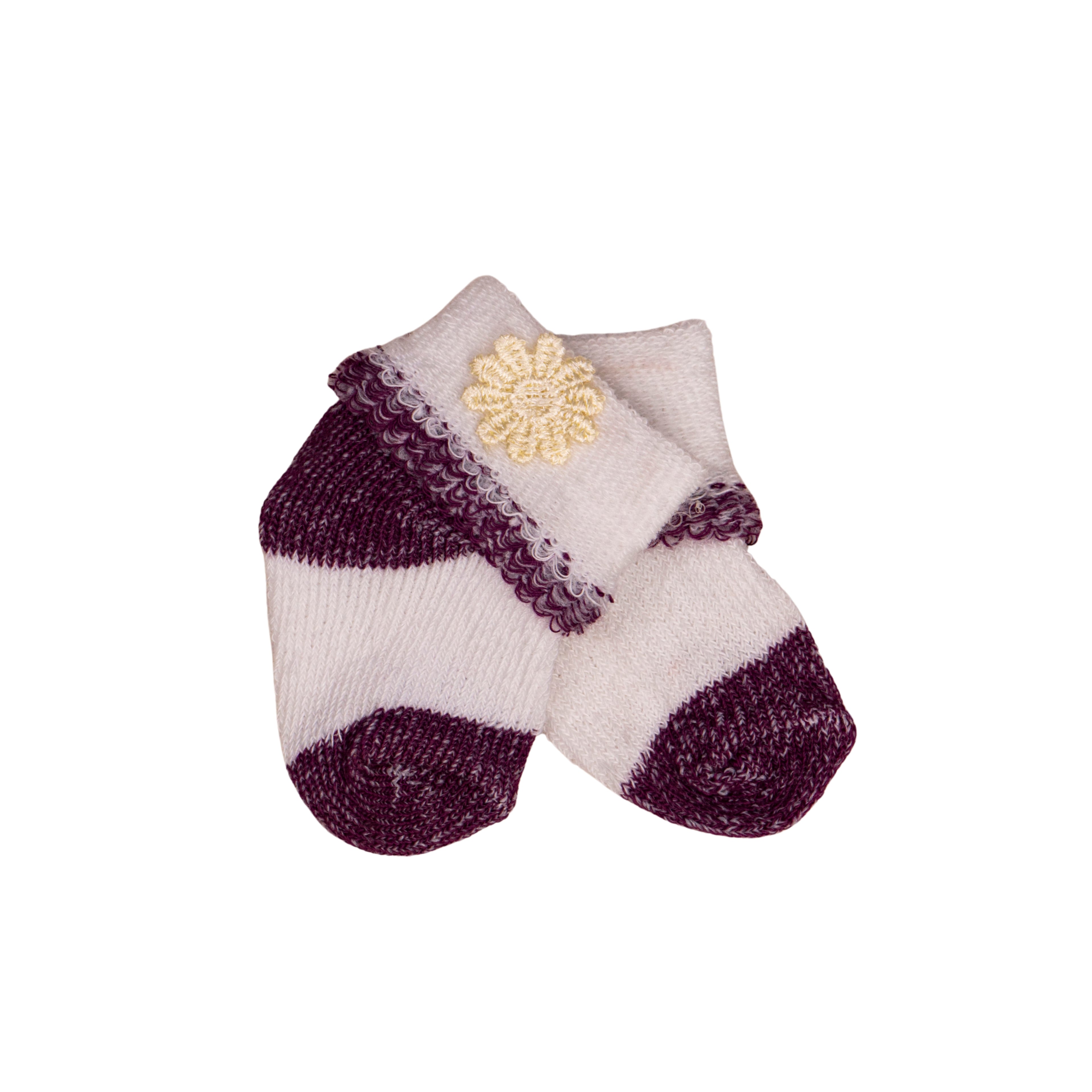 Baby Socks Pack Of Three — 0-3 M