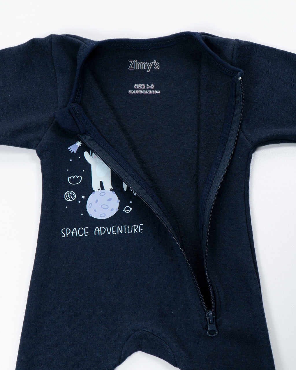 Space Adventures - Fleece Zipper Romper