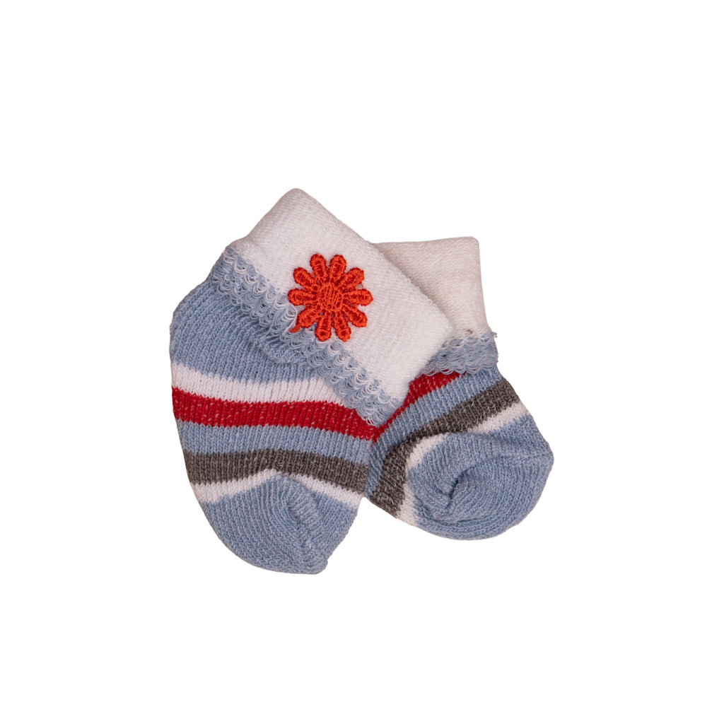 Baby Socks Pack Of Three — 0-3 M