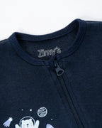 Space Adventures - Fleece Zipper Romper