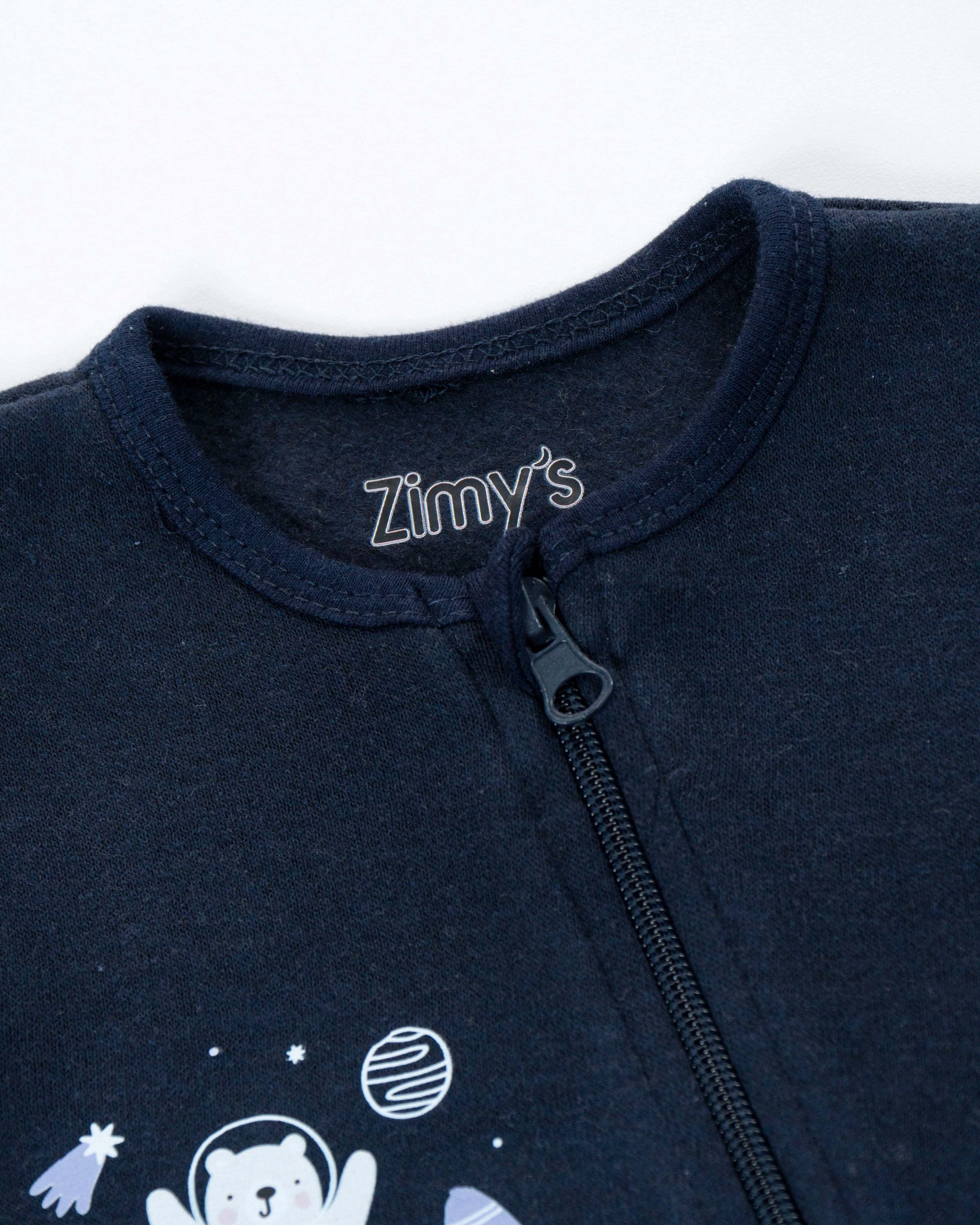 Space Adventures - Fleece Zipper Romper