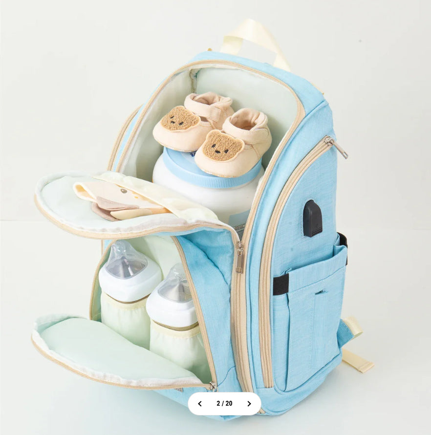Baby Diaper Bag - Nursery Travel Bag - (Cybee)