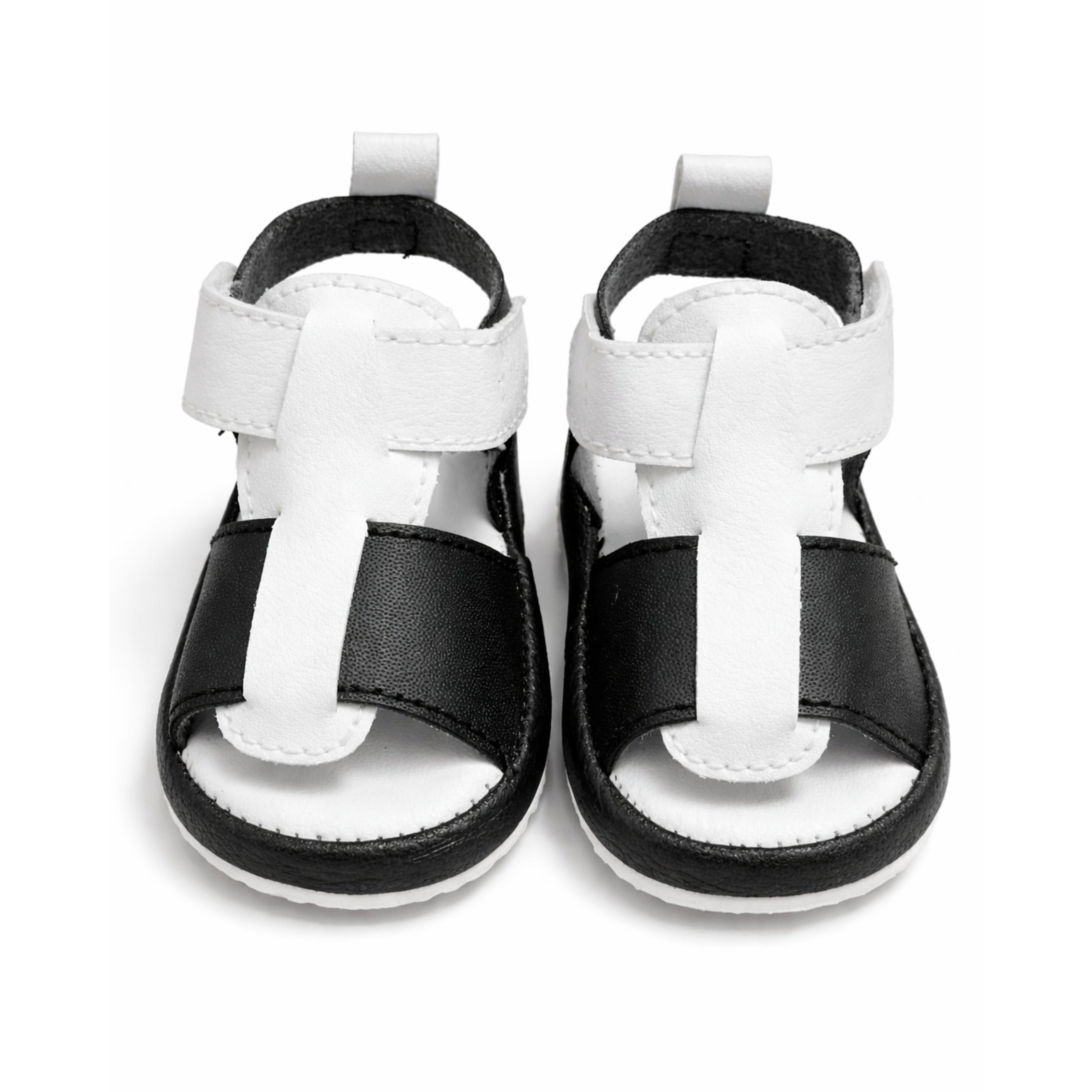 Baby Boy Sandal (Black and White)