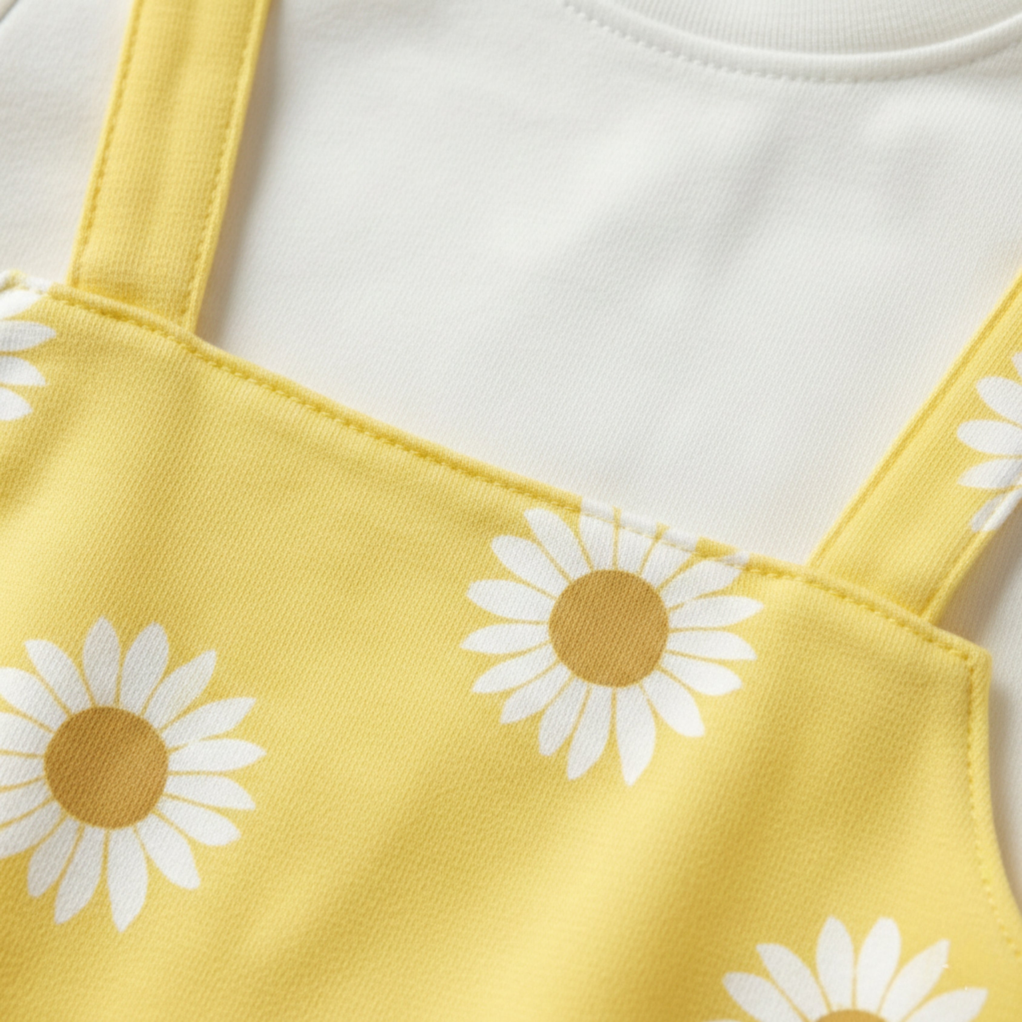 Little Sunflower - Dungaree Romper