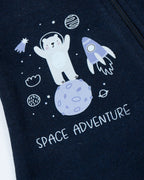 Space Adventures - Fleece Zipper Romper