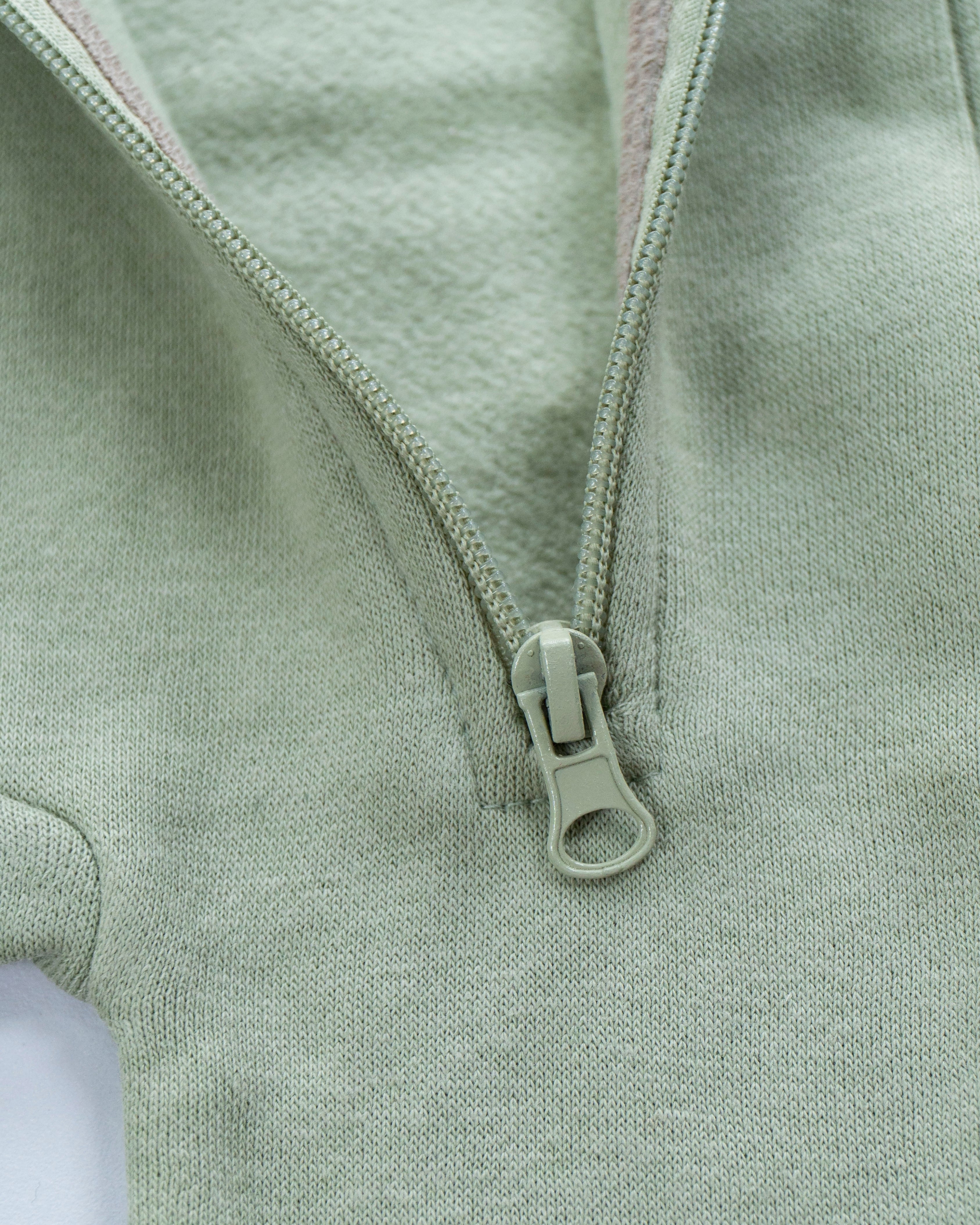 Im New Here- Fleece Zipper Romper