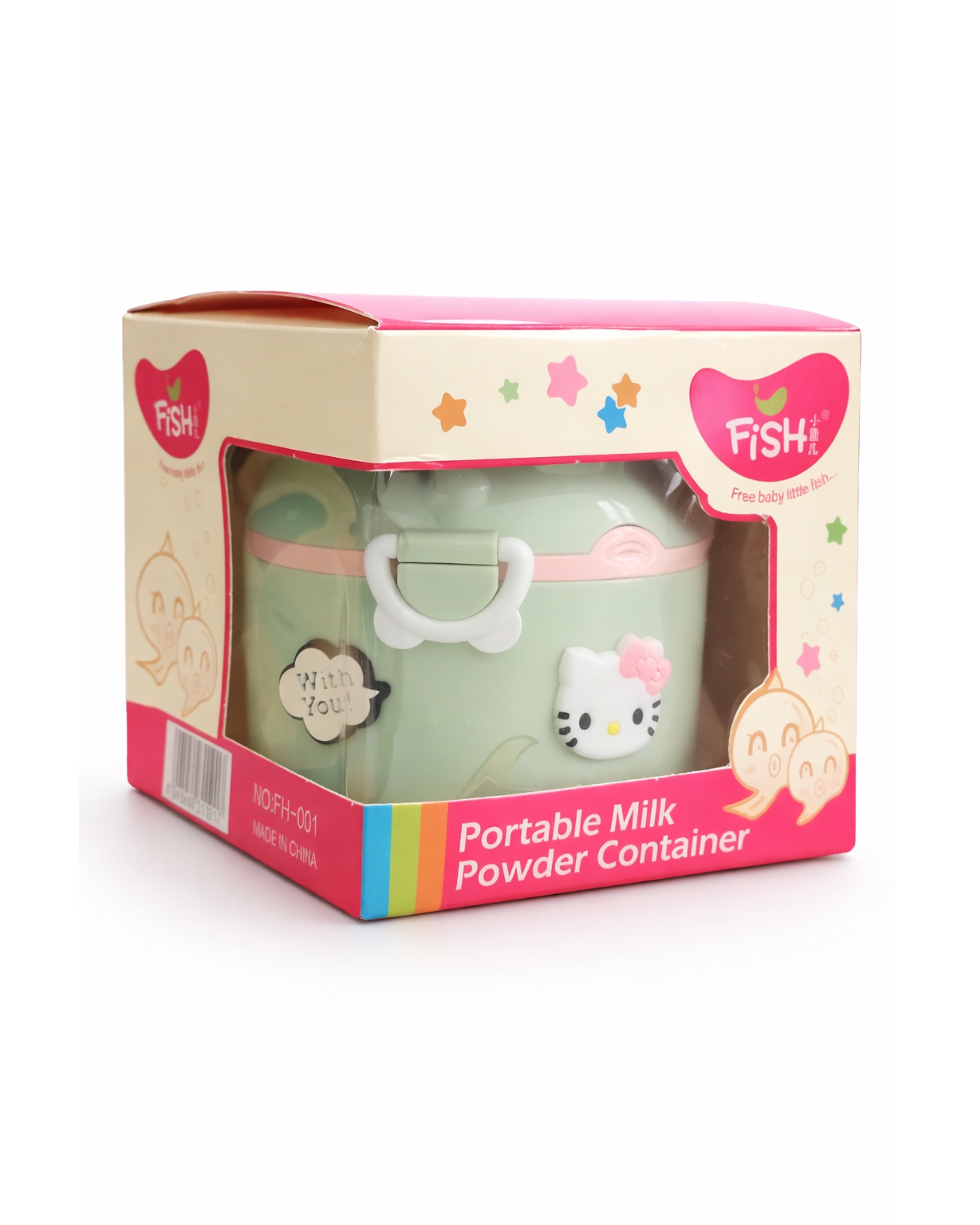 Baby Formula Dispenser | Portable Airtight Milk Powder Container & Scoop