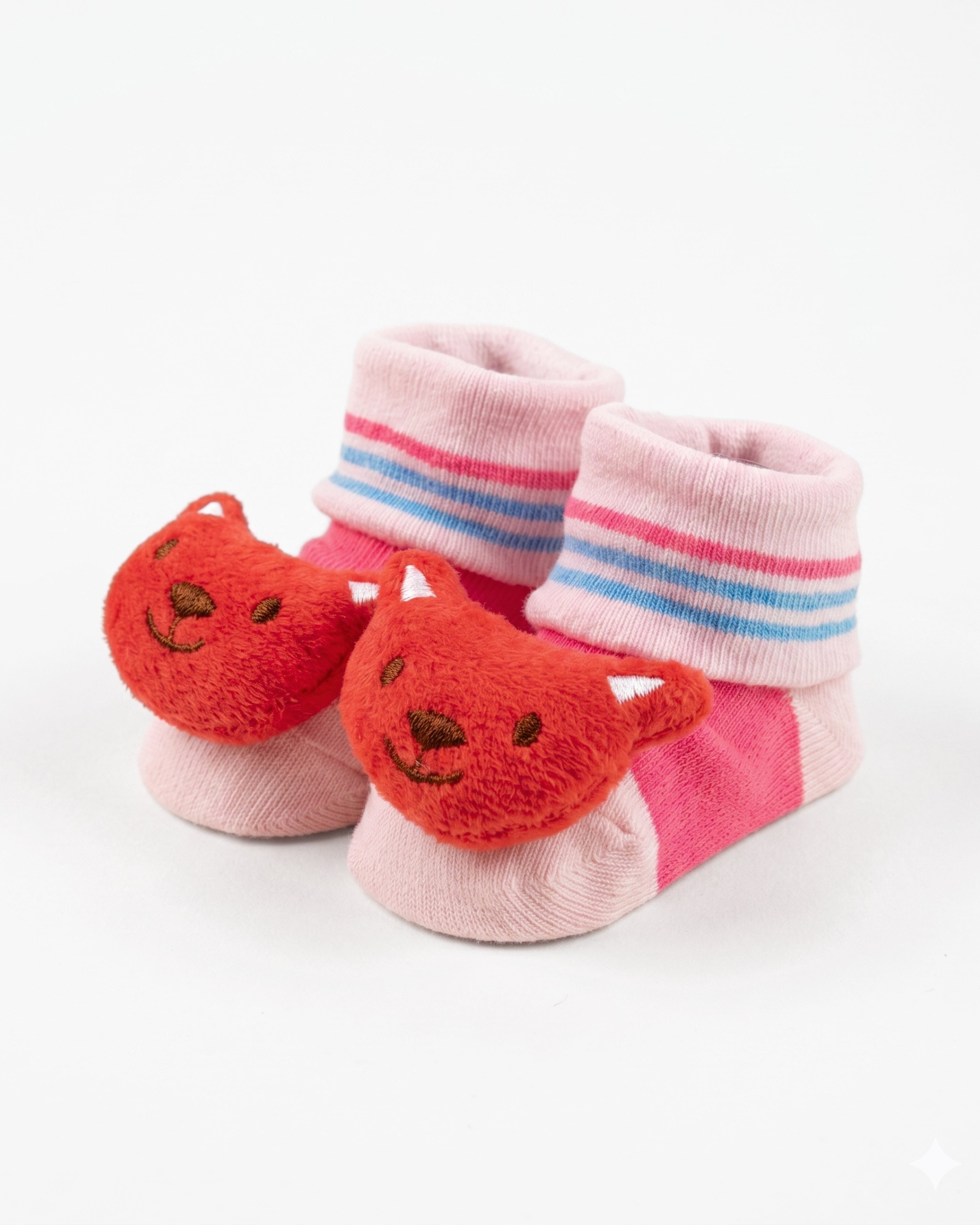 Baby Booties – Infant Soft Socks (Red Frog)