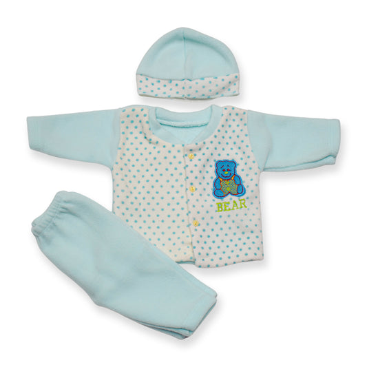 Pocket Bear Set - Polar Fleece - (Blue)