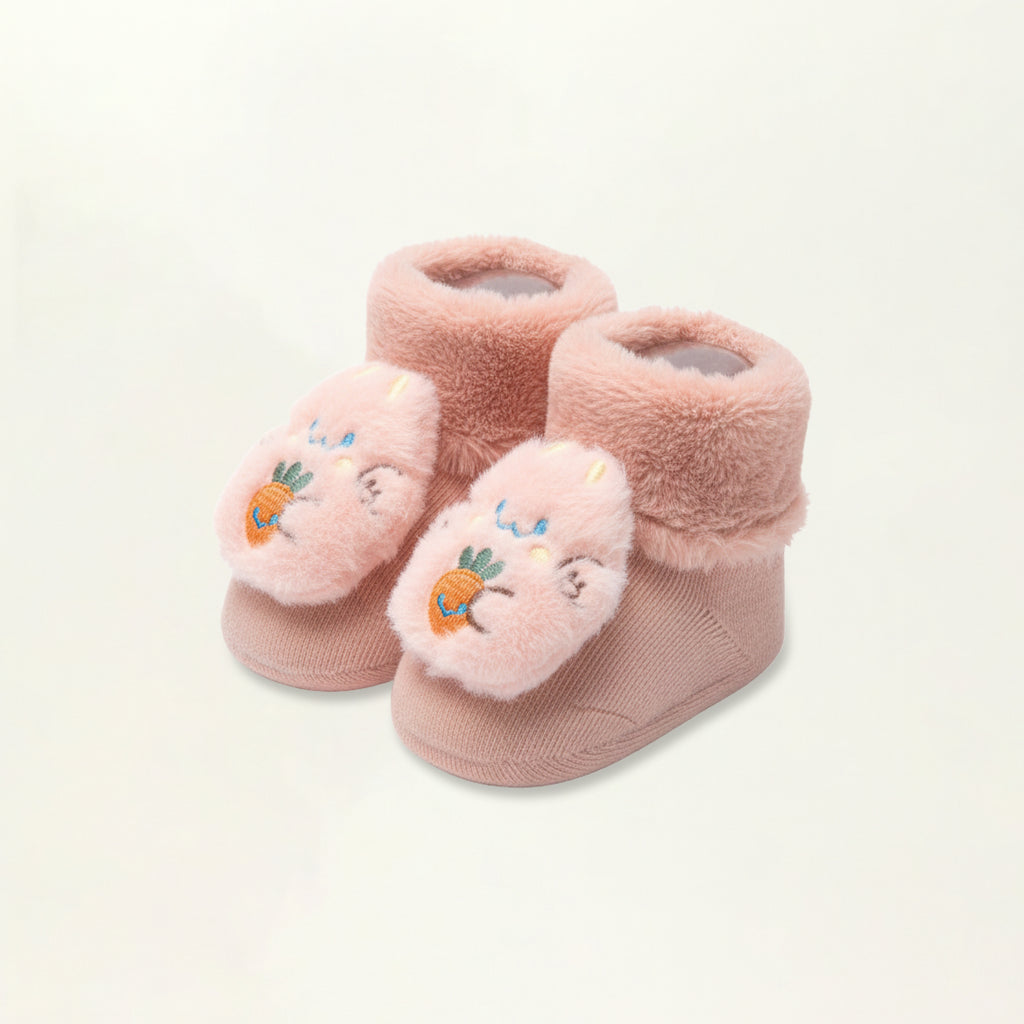 Baby Booties – Infant Soft Socks (Carrot Bunny)