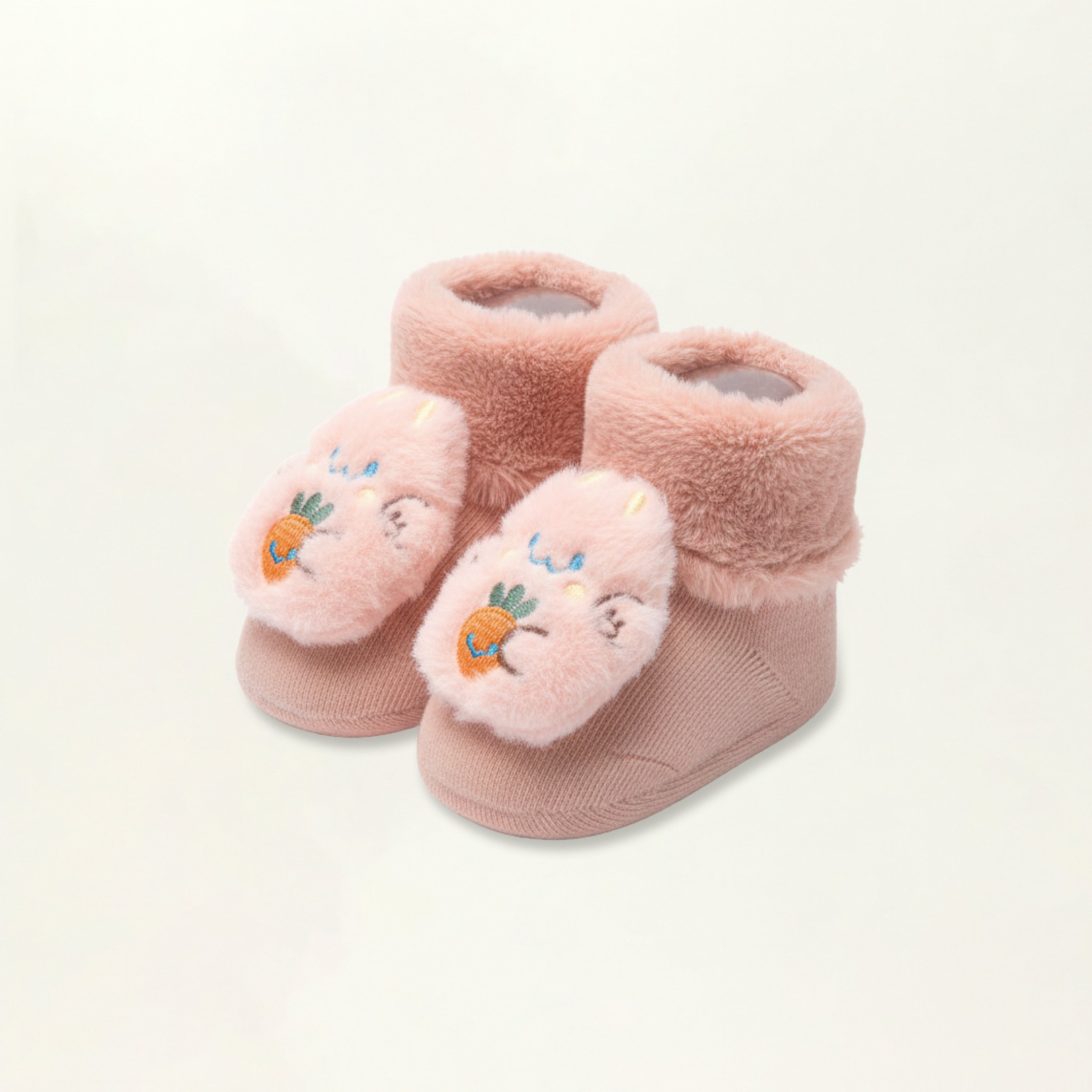 Baby Booties – Infant Soft Socks (Carrot Bunny)