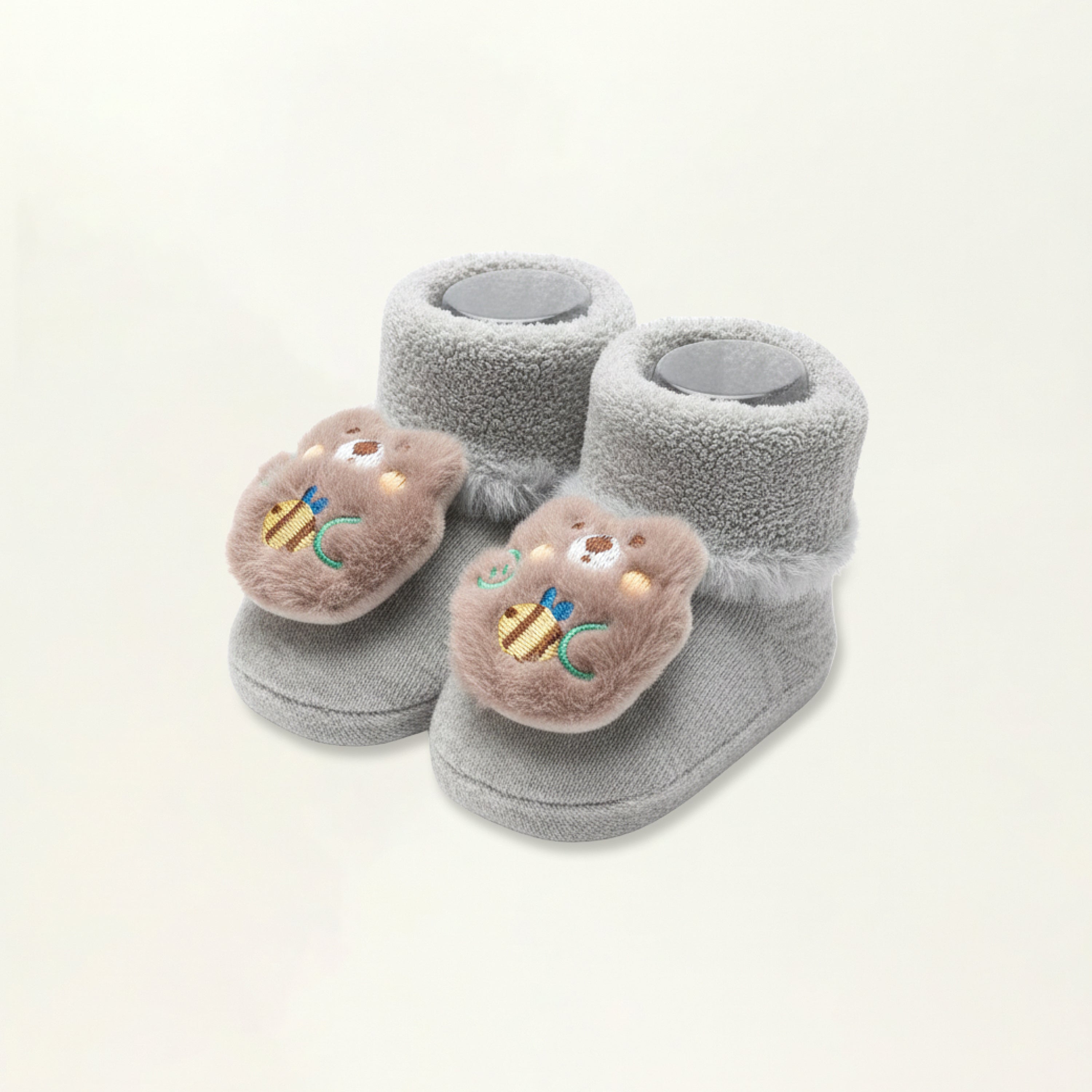 Baby Booties – Infant Soft Socks (Honey Bear)
