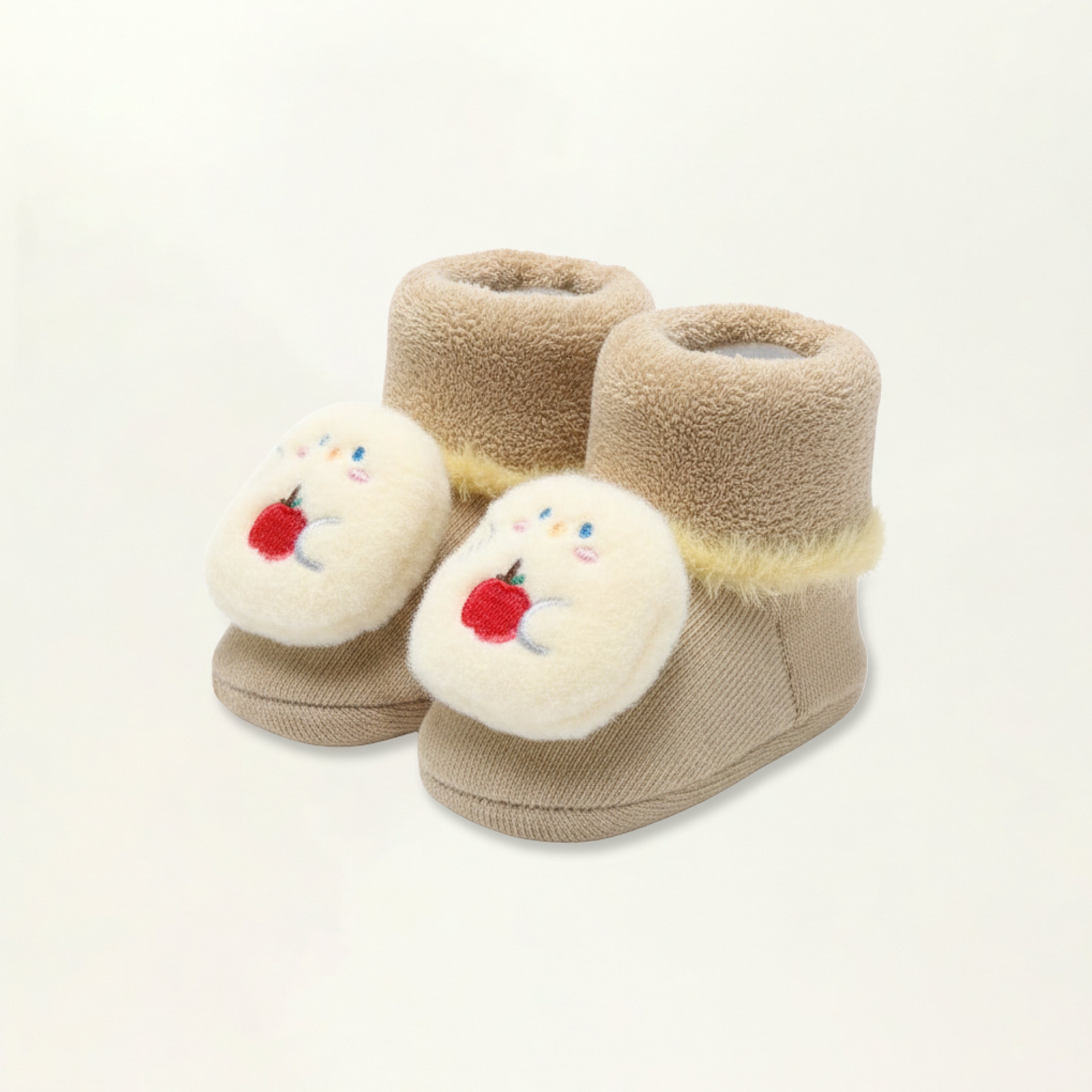 Baby Booties – Infant Soft Socks (Apple Chick)