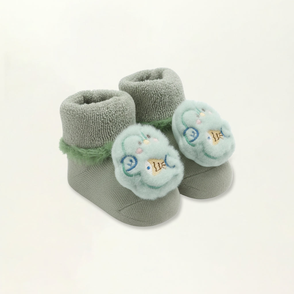 Baby Booties – Infant Soft Socks (Fishy Penguin)